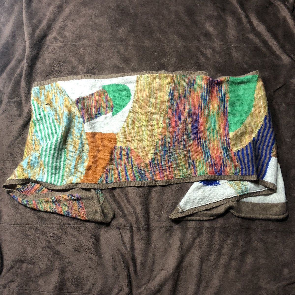 Japanese Brand I'atelier Du Savon Muffler Knitwear Size ONE SIZE - 2 Thumbnail