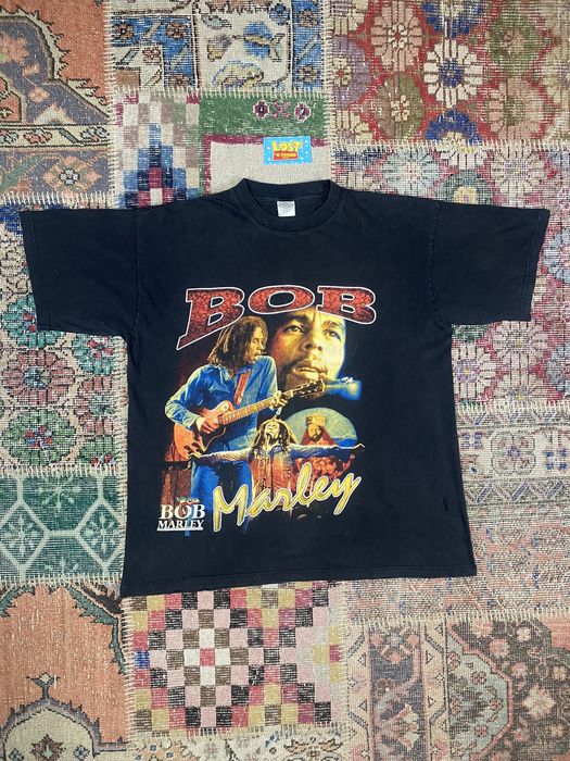 Vintage '90s Vintage Bob Marley Exodus Rap Style Tee | Grailed