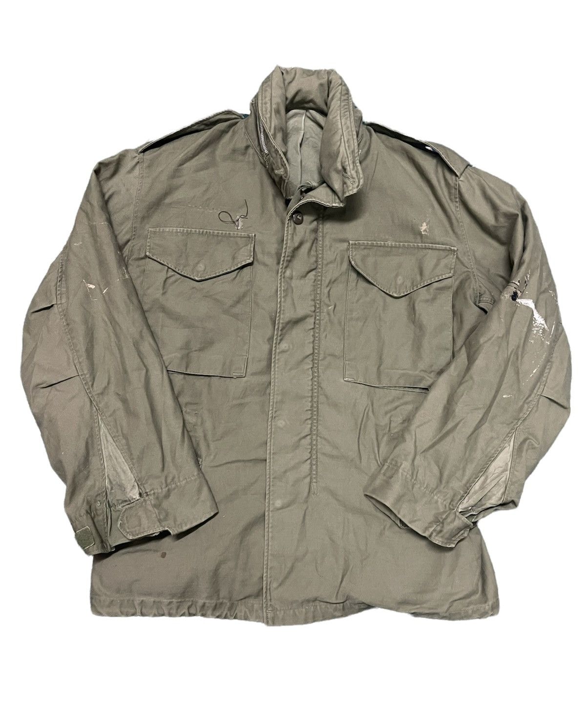 Vtg M-65 OG-107 1st Model Field Jacket Vietnam Era 1966