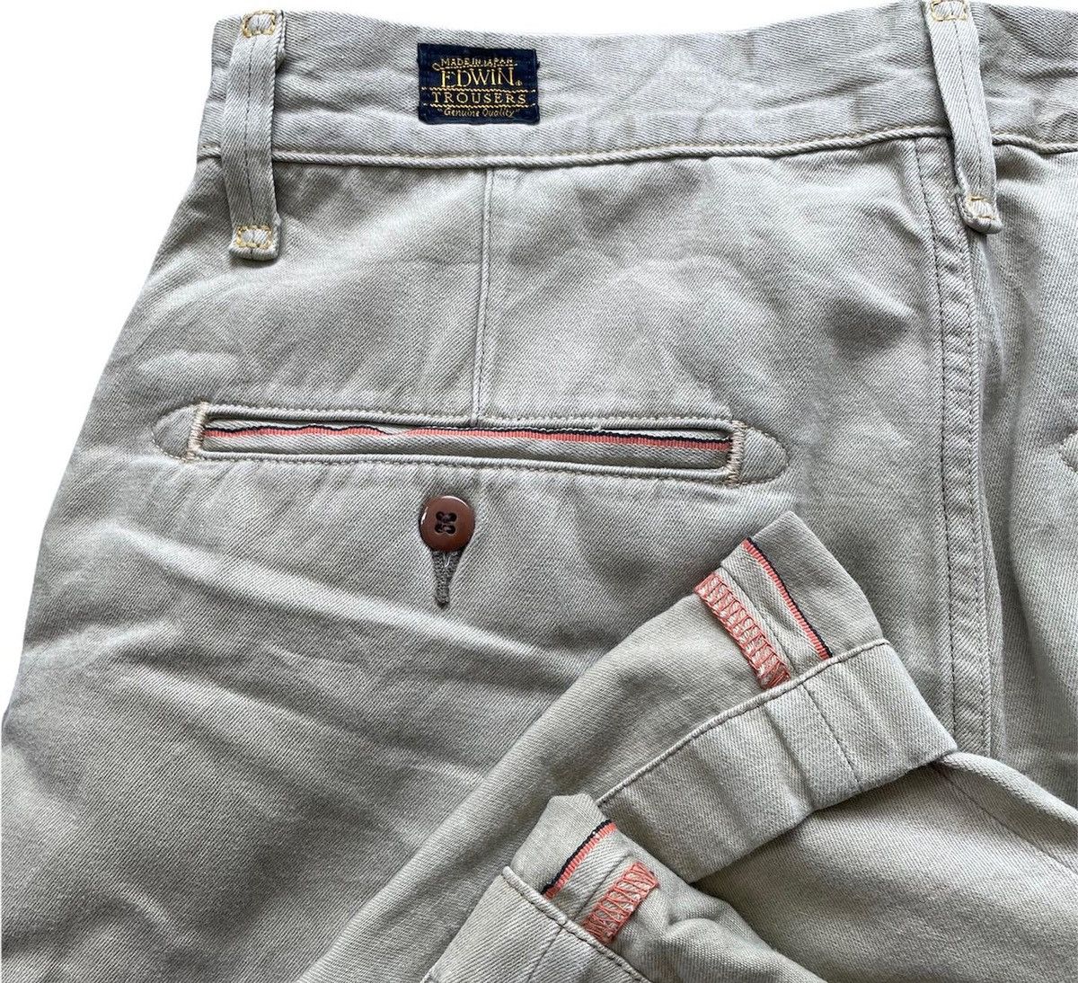 Edwin × Japanese Brand Edwin 505ZX Half Selvedge Trouser Size US 32 / EU 48 - 2 Thumbnail