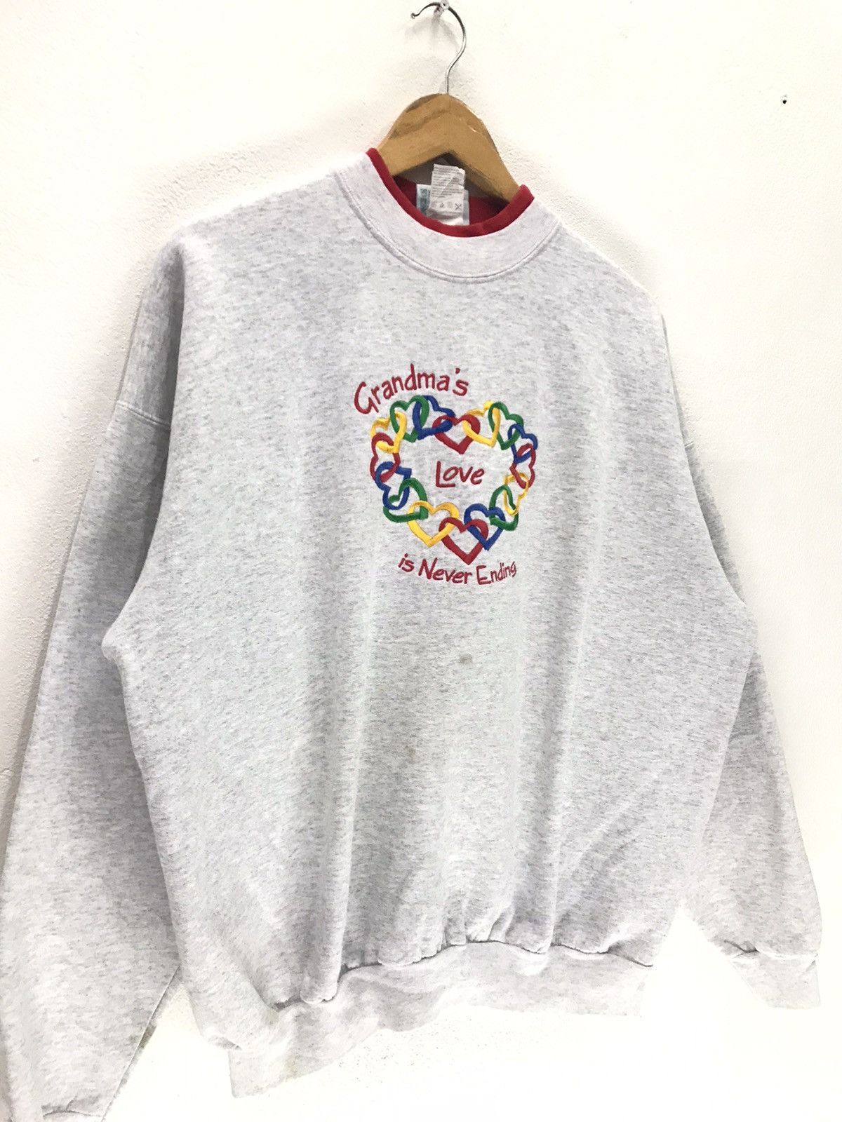 Vintage Vintage Grandma Love Never Ending Sweatshirt t Size US XL / EU 56 / 4 - 4 Thumbnail