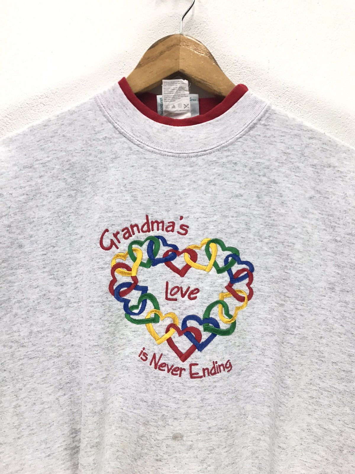 Vintage Vintage Grandma Love Never Ending Sweatshirt t Size US XL / EU 56 / 4 - 2 Thumbnail