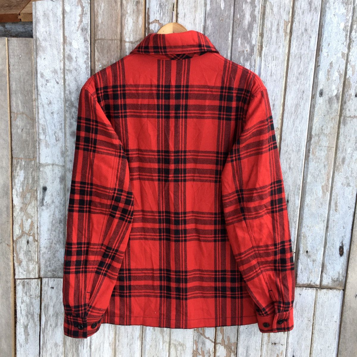 Japanese Brand Vintage Mike Kurtis Japanese Brand Zipper Button Wool Jacket Size US L / EU 52-54 / 3 - 2 Thumbnail