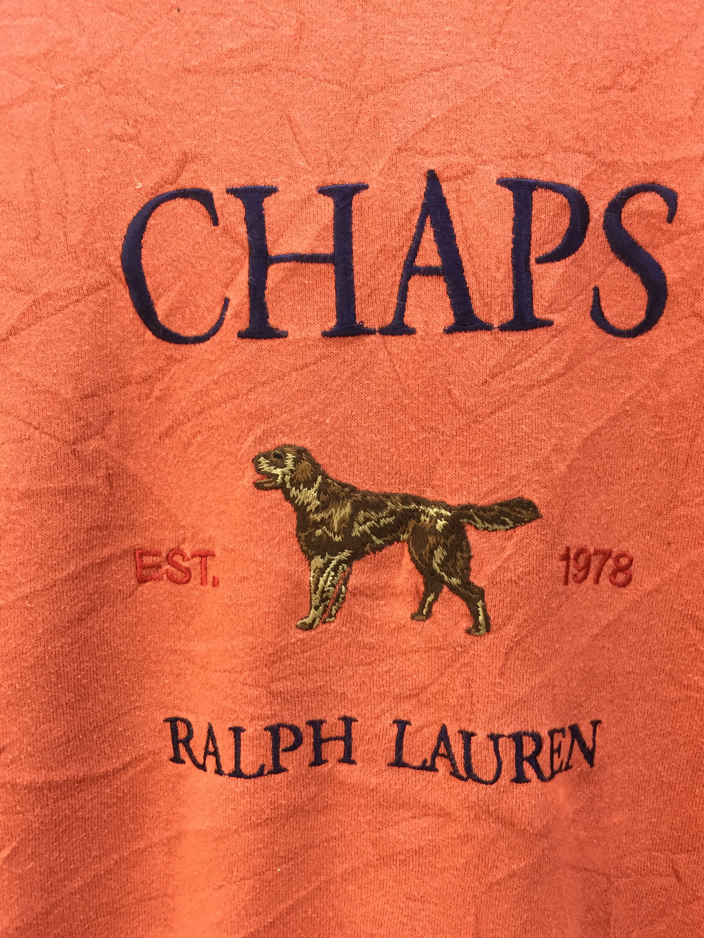 Chaps Ralph Lauren VINTAGE CHAPS RALPH LAUREN SPELL OUT LOGO SWEATSHIRT Size US M / EU 48-50 / 2 - 3 Thumbnail