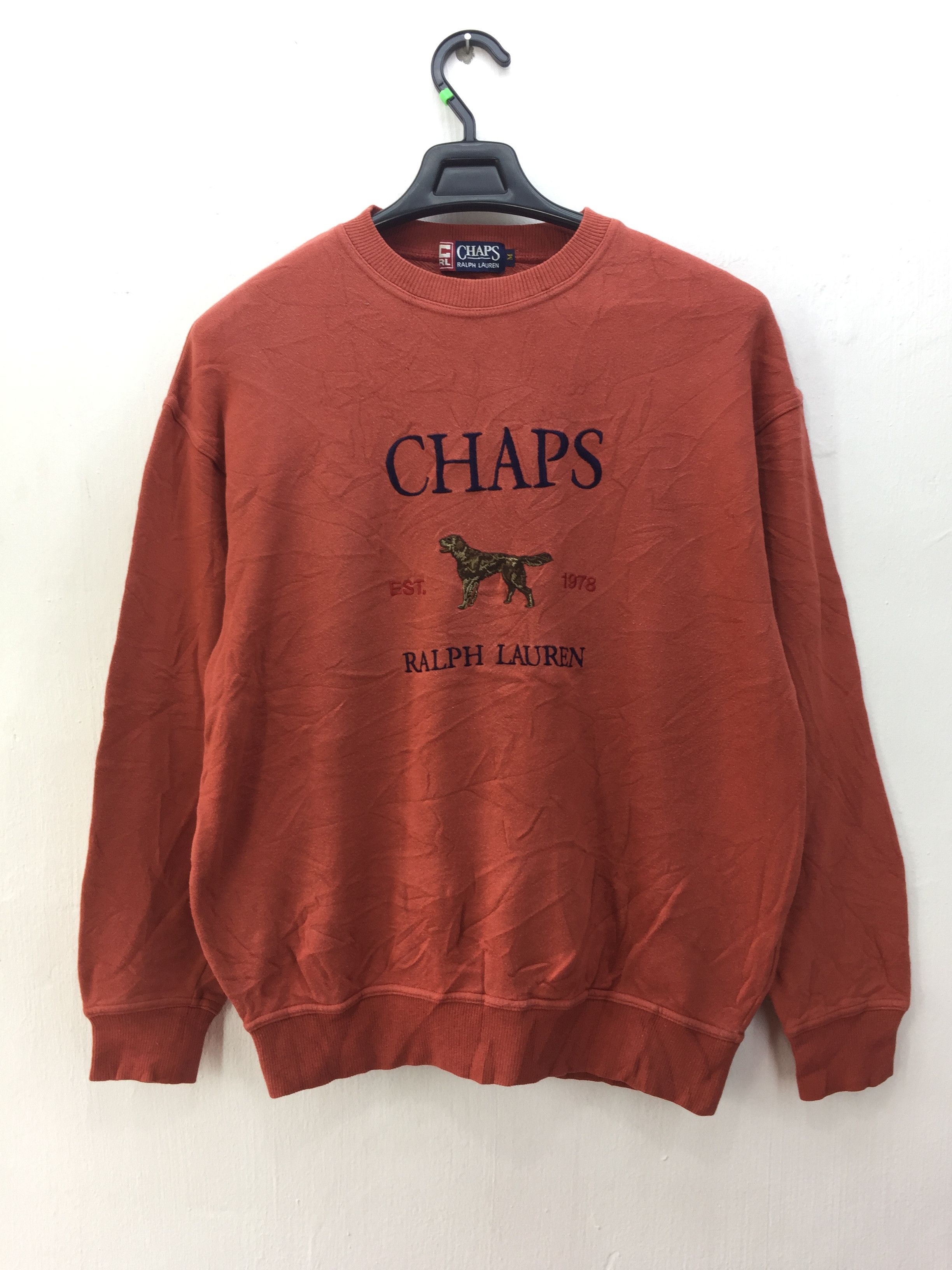 Chaps Ralph Lauren VINTAGE CHAPS RALPH LAUREN SPELL OUT LOGO SWEATSHIRT Size US M / EU 48-50 / 2 - 1 Thumbnail