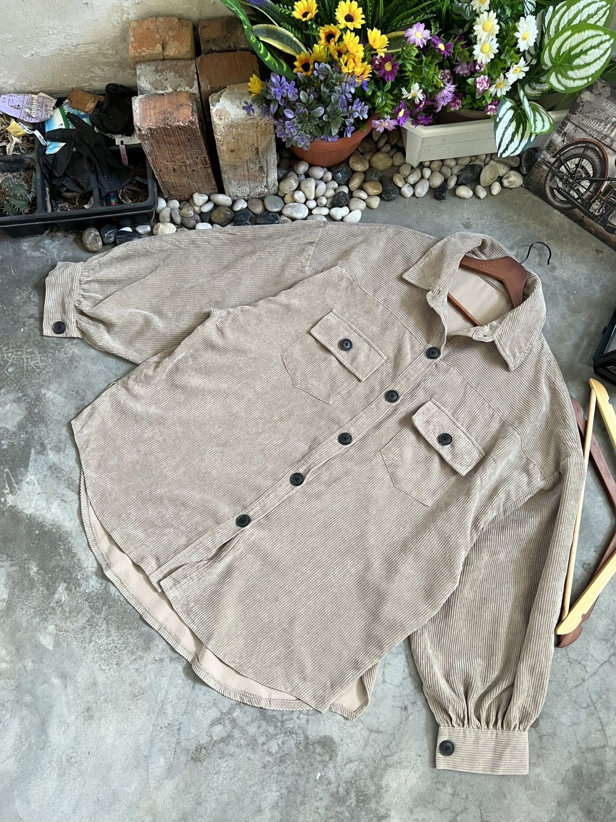 Japanese Brand × Vintage 🔥 VINTAGE 🔥 Sureve Button Flannel Jacket Size US L / EU 52-54 / 3 - 4 Thumbnail