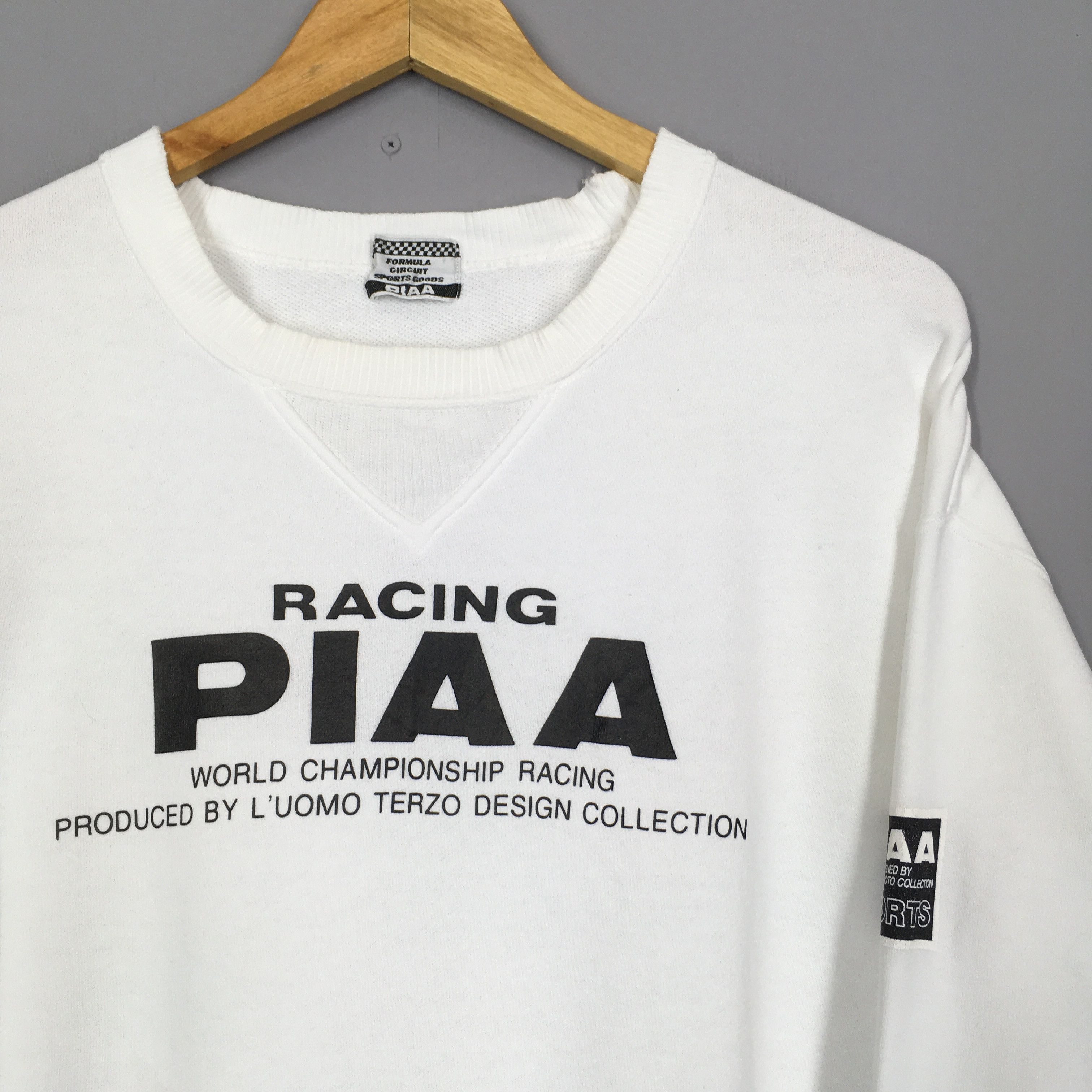 Formula 1 × Vintage Vintage Racing PIAA Formula 1 White Sweatshirt Size M Size US M / EU 48-50 / 2 - 2 Thumbnail