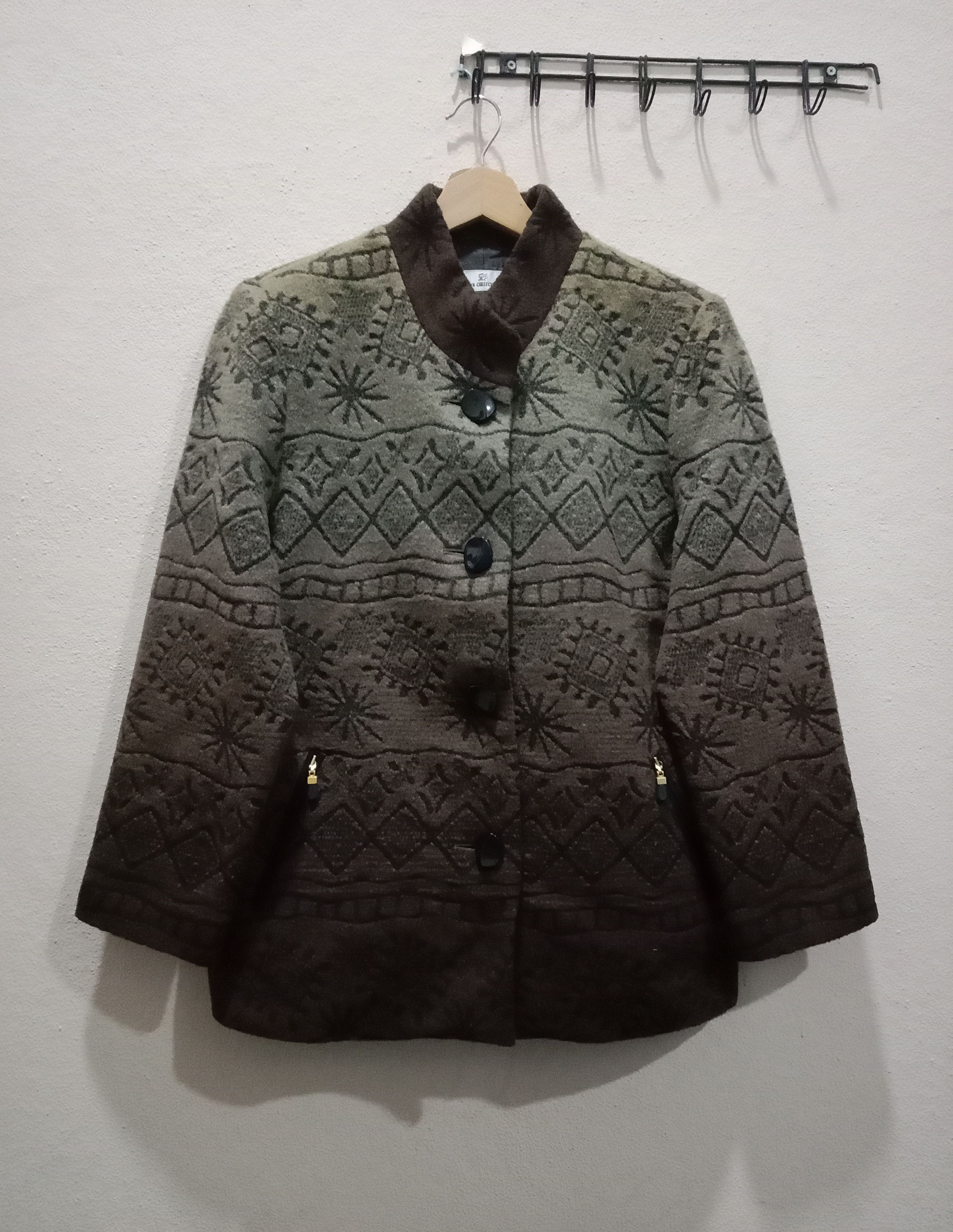 Japanese Brand Vintage AYA COLLECTION Native Navajo Design Jacket Size M / US 6-8 / IT 42-44 - 1 Thumbnail