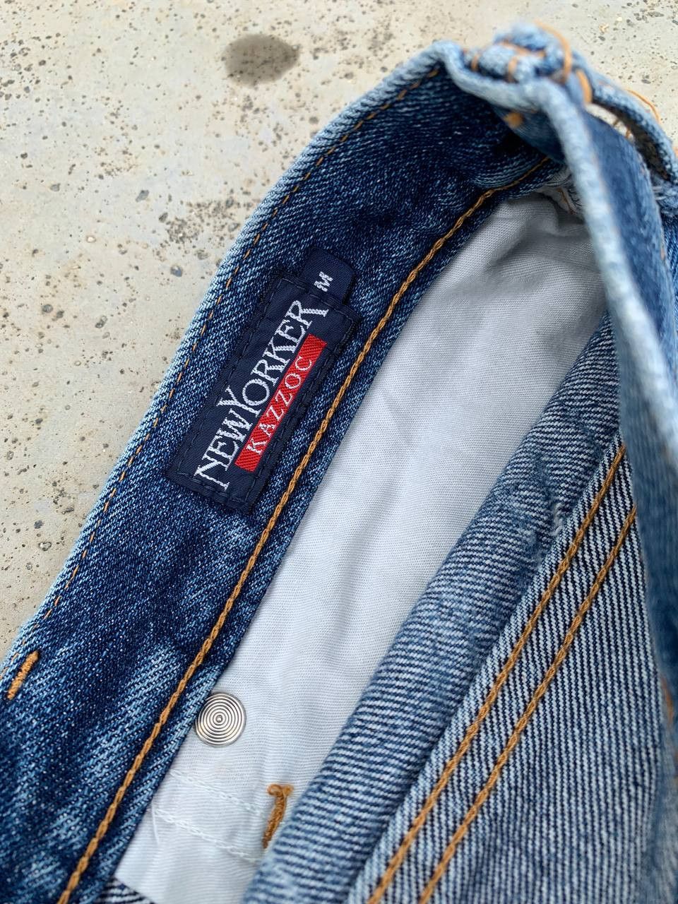 Japanese Brand New Yorker Button Fly Distressed Selvedge Denim Jeans Size US 31 - 13 Thumbnail