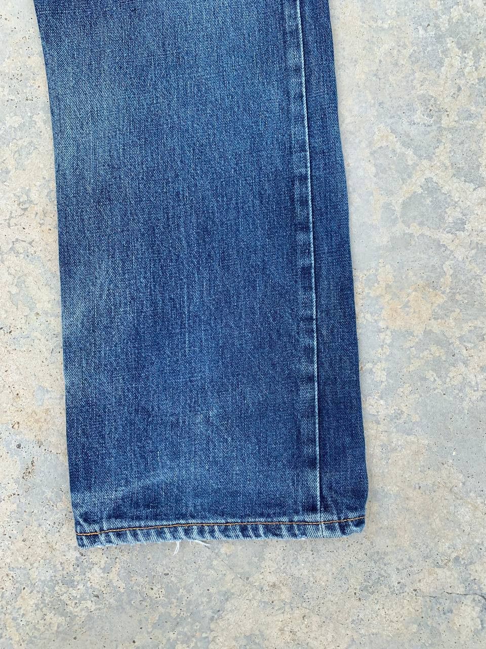 Japanese Brand New Yorker Button Fly Distressed Selvedge Denim Jeans Size US 31 - 6 Thumbnail