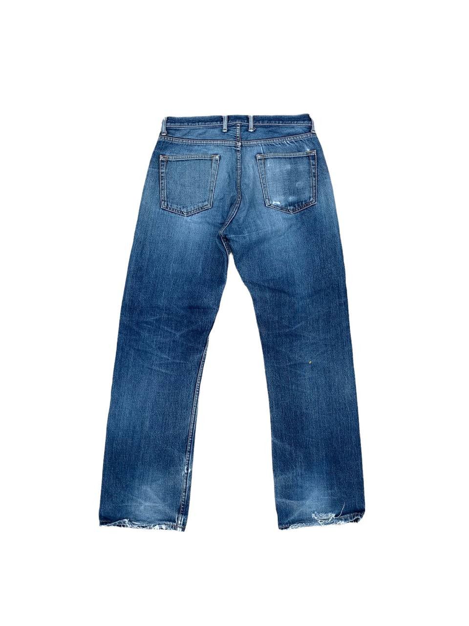 Japanese Brand New Yorker Button Fly Distressed Selvedge Denim Jeans Size US 31 - 2 Thumbnail