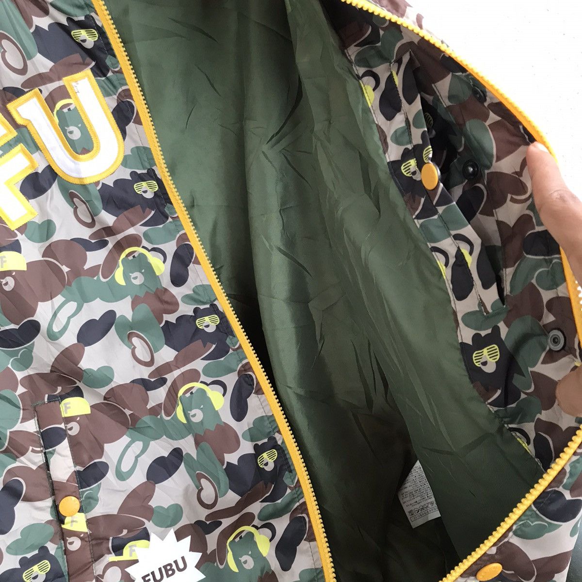 Fubu × Japanese Brand × Vintage Vintage Japanese Fubu Camo Size US L / EU 52-54 / 3 - 7 Thumbnail