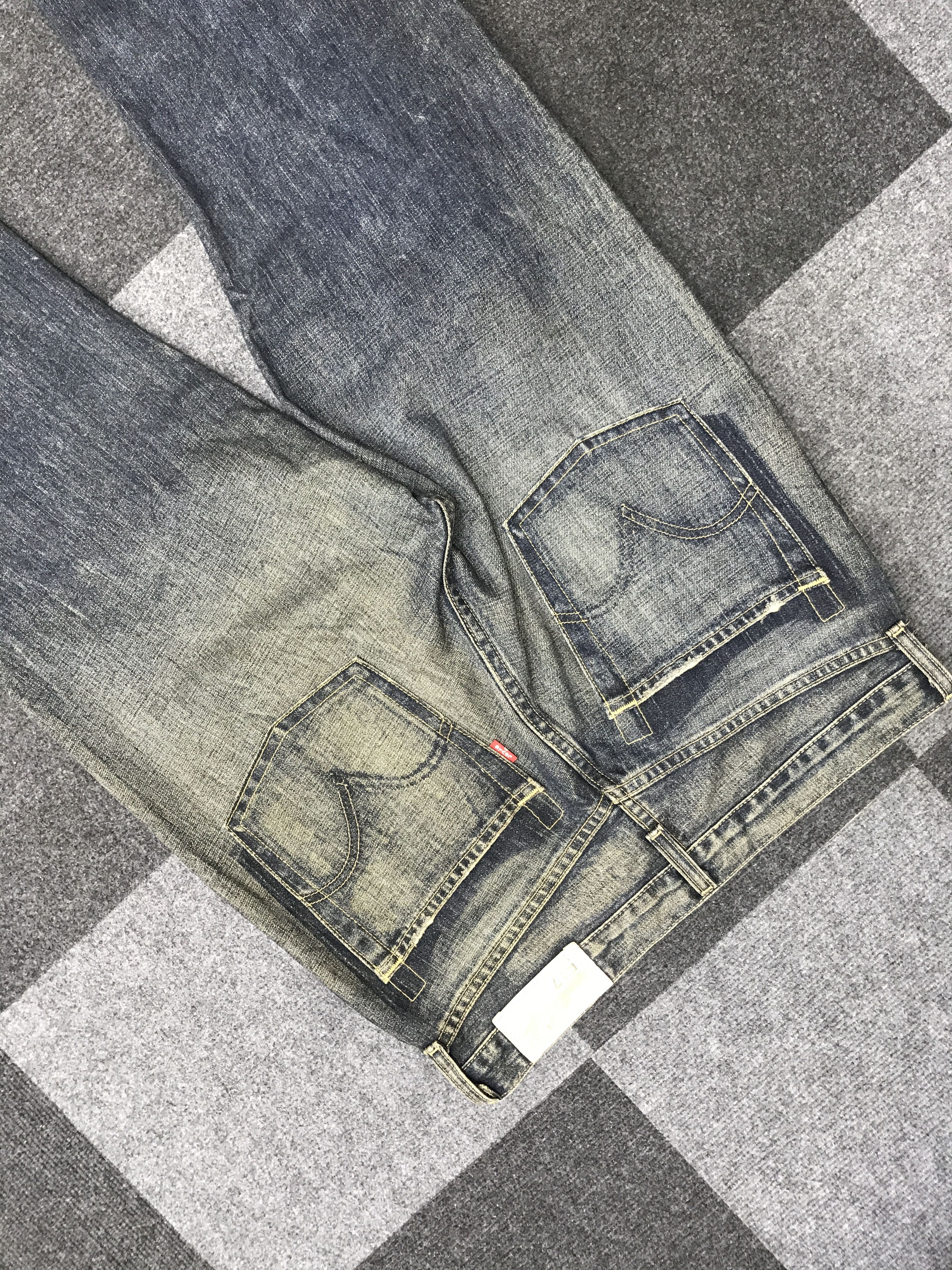 Levi's VL193 FLARE Levis 517 Medium Wash Jeans Size US 32 / EU 48 - 13 Thumbnail