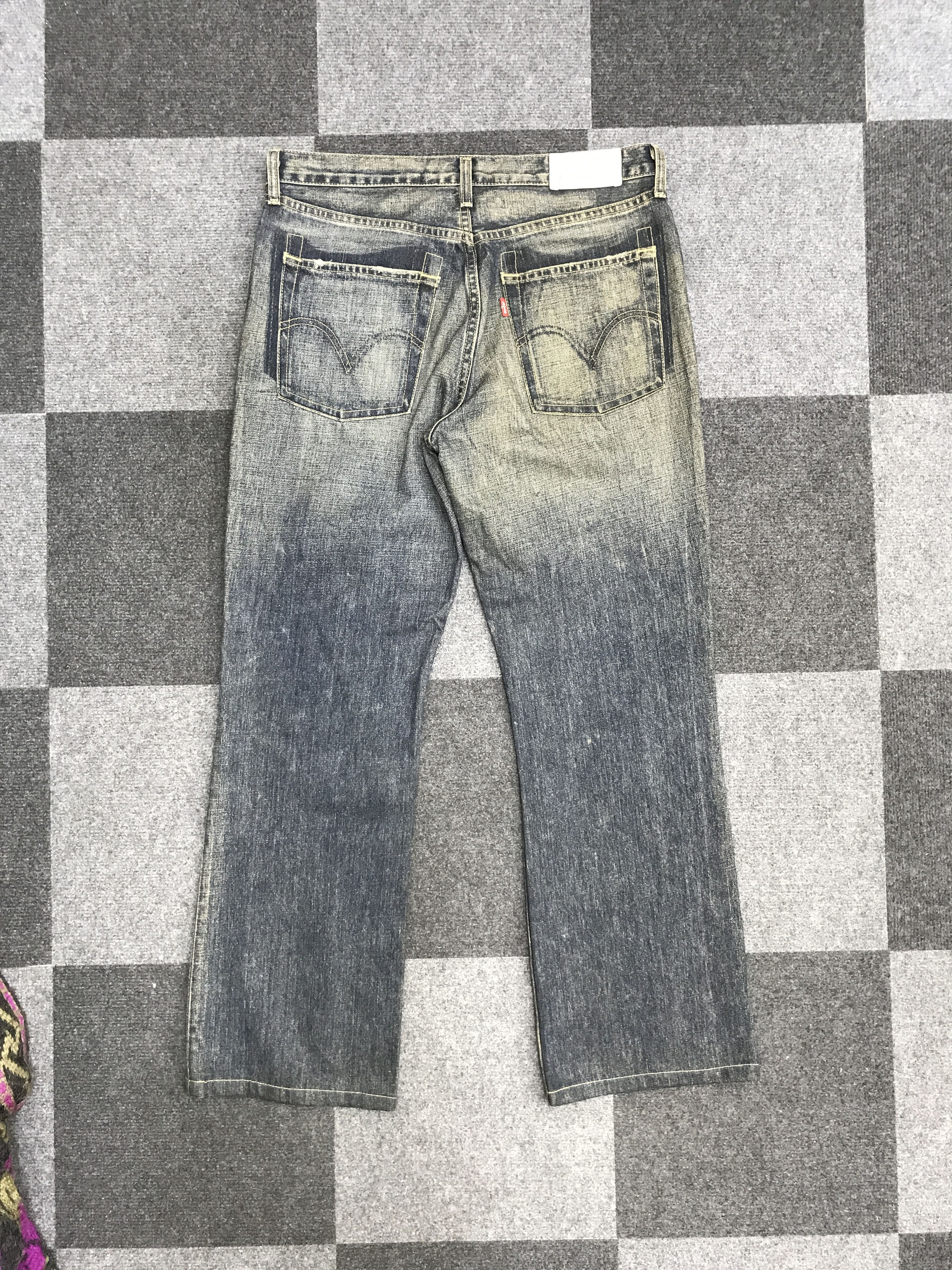 Levi's VL193 FLARE Levis 517 Medium Wash Jeans Size US 32 / EU 48 - 12 Thumbnail