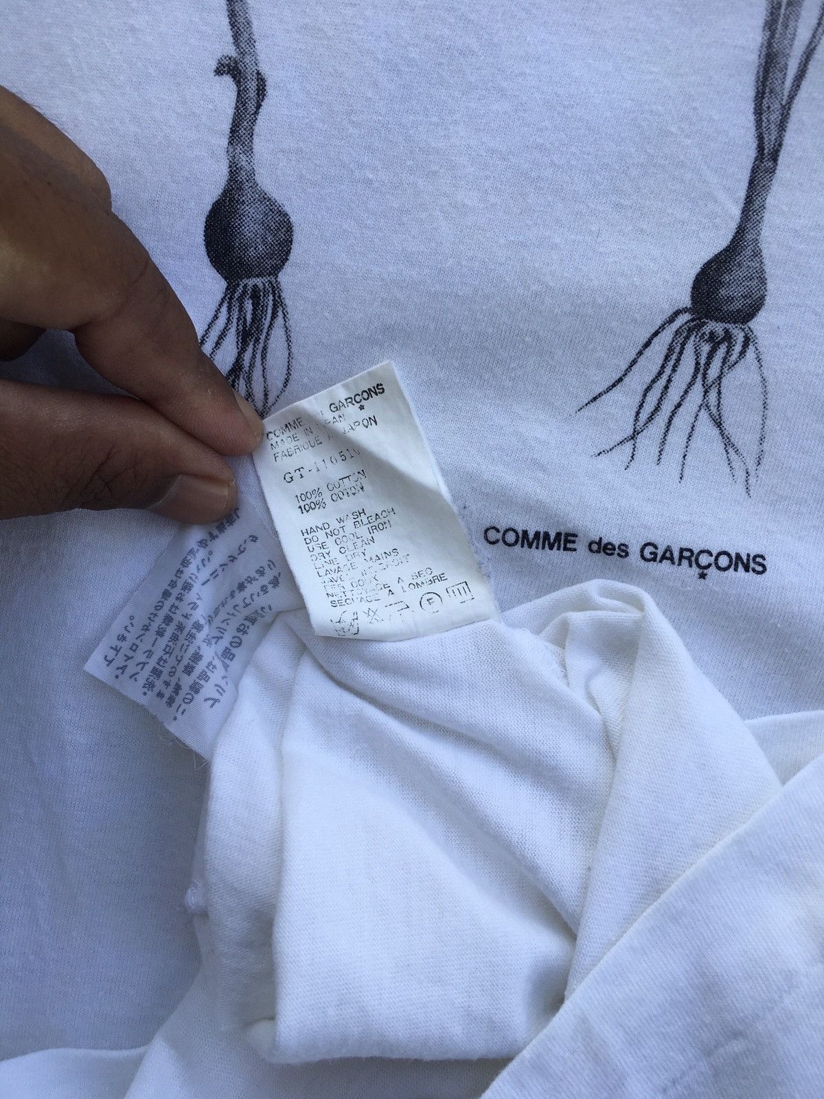 Comme des Garcons Very Rare Vintage 80s Comme Des Garcons AD1988 Tshirt Size US M / EU 48-50 / 2 - 12 Thumbnail