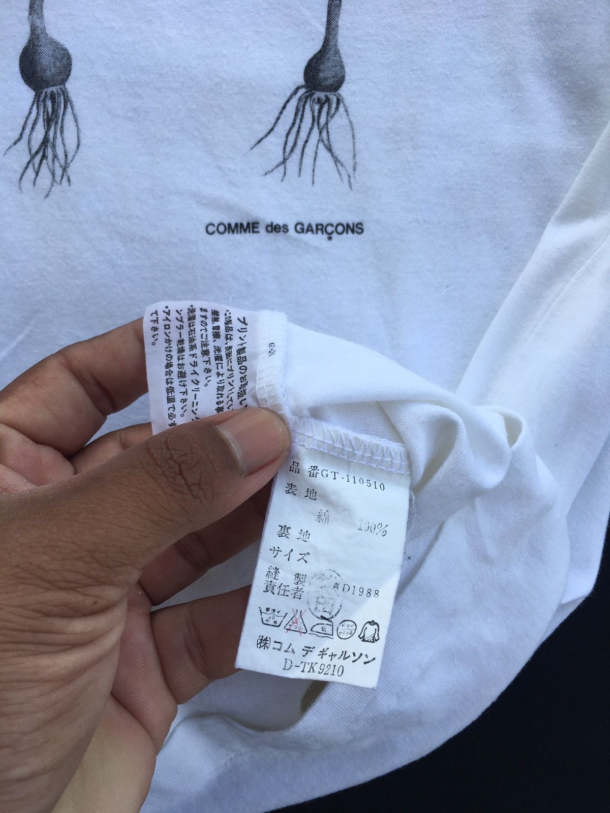Comme des Garcons Very Rare Vintage 80s Comme Des Garcons AD1988 Tshirt Size US M / EU 48-50 / 2 - 10 Thumbnail