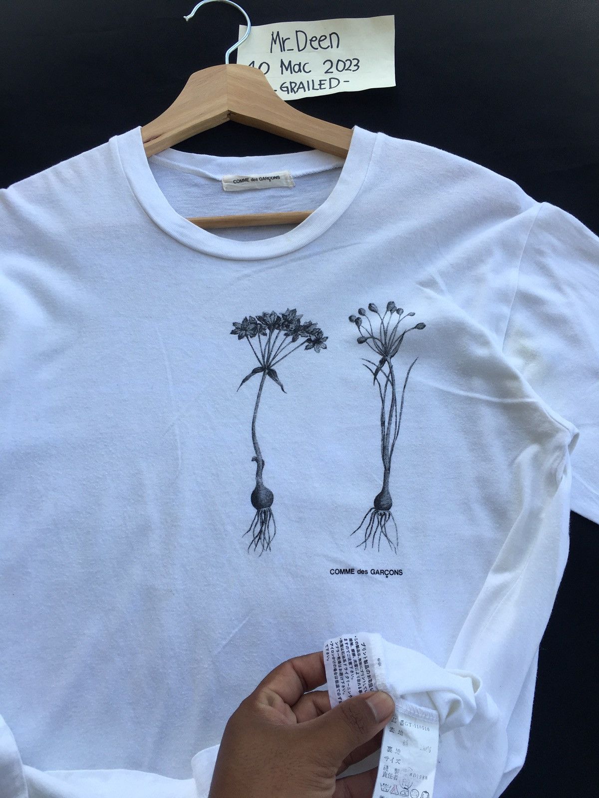 Comme des Garcons Very Rare Vintage 80s Comme Des Garcons AD1988 Tshirt Size US M / EU 48-50 / 2 - 9 Thumbnail