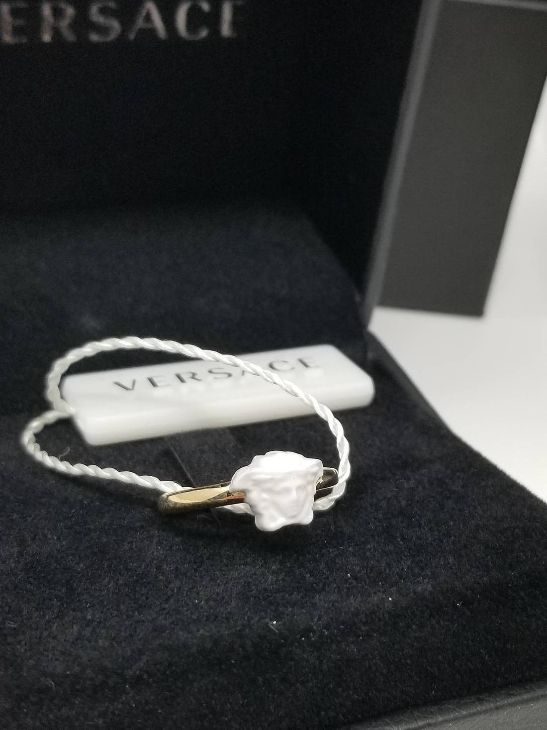 Versace NWT Medusa Head Ring Size 7-8 Size ONE SIZE - 2 Thumbnail