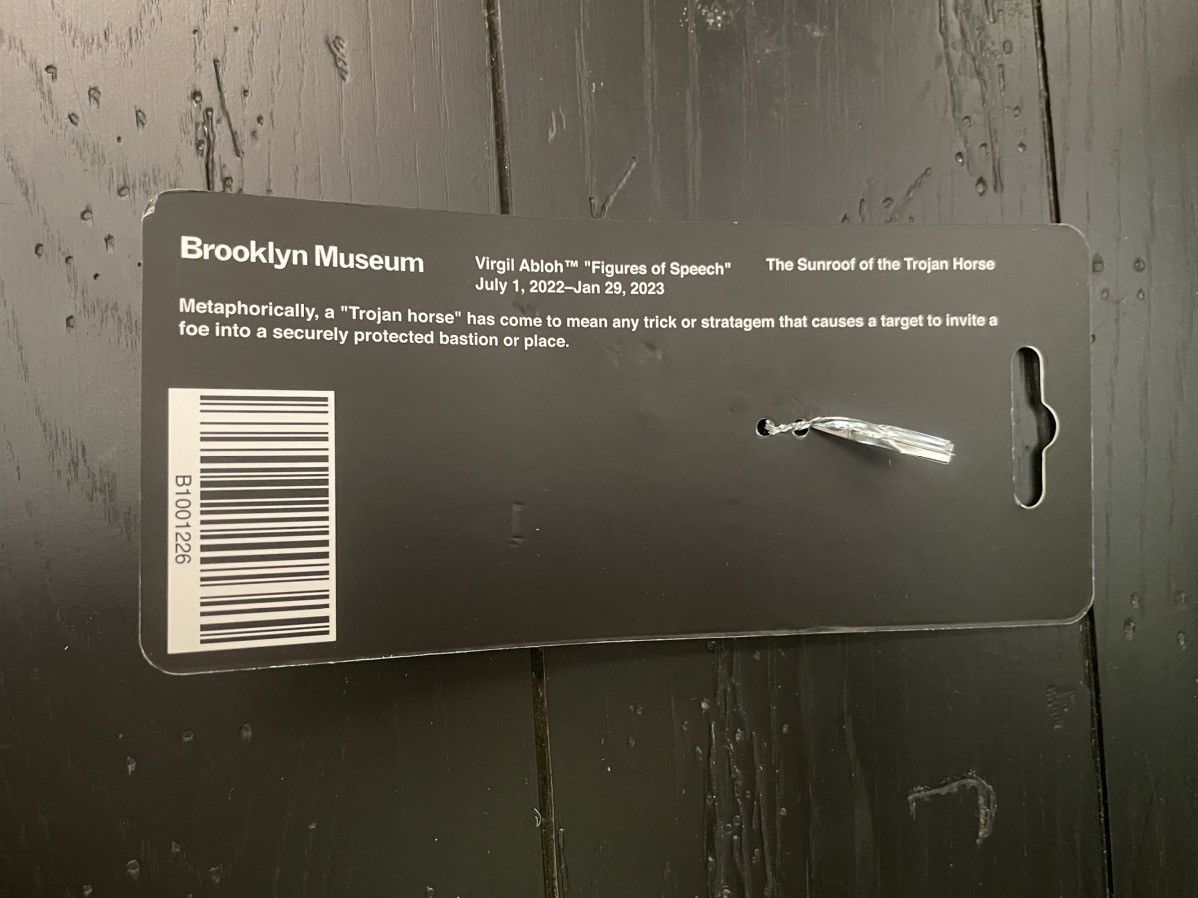 Virgil Abloh Virgil Torch Keychain FOS Figures of Speech Brooklyn Museum Size ONE SIZE - 10 Thumbnail