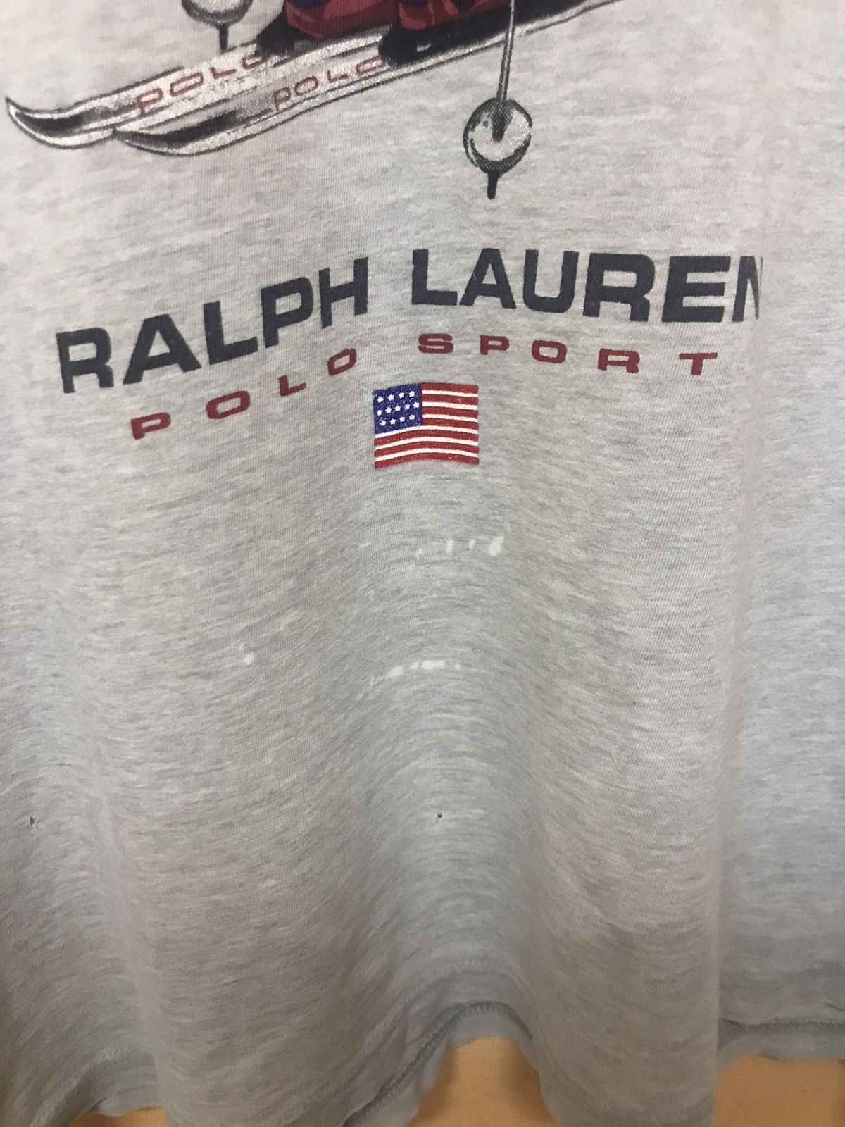 Polo Ralph Lauren × Vintage ‼️POLO SPORT DISTRESSED BY RALPH LAUREN Size US M / EU 48-50 / 2 - 7 Thumbnail