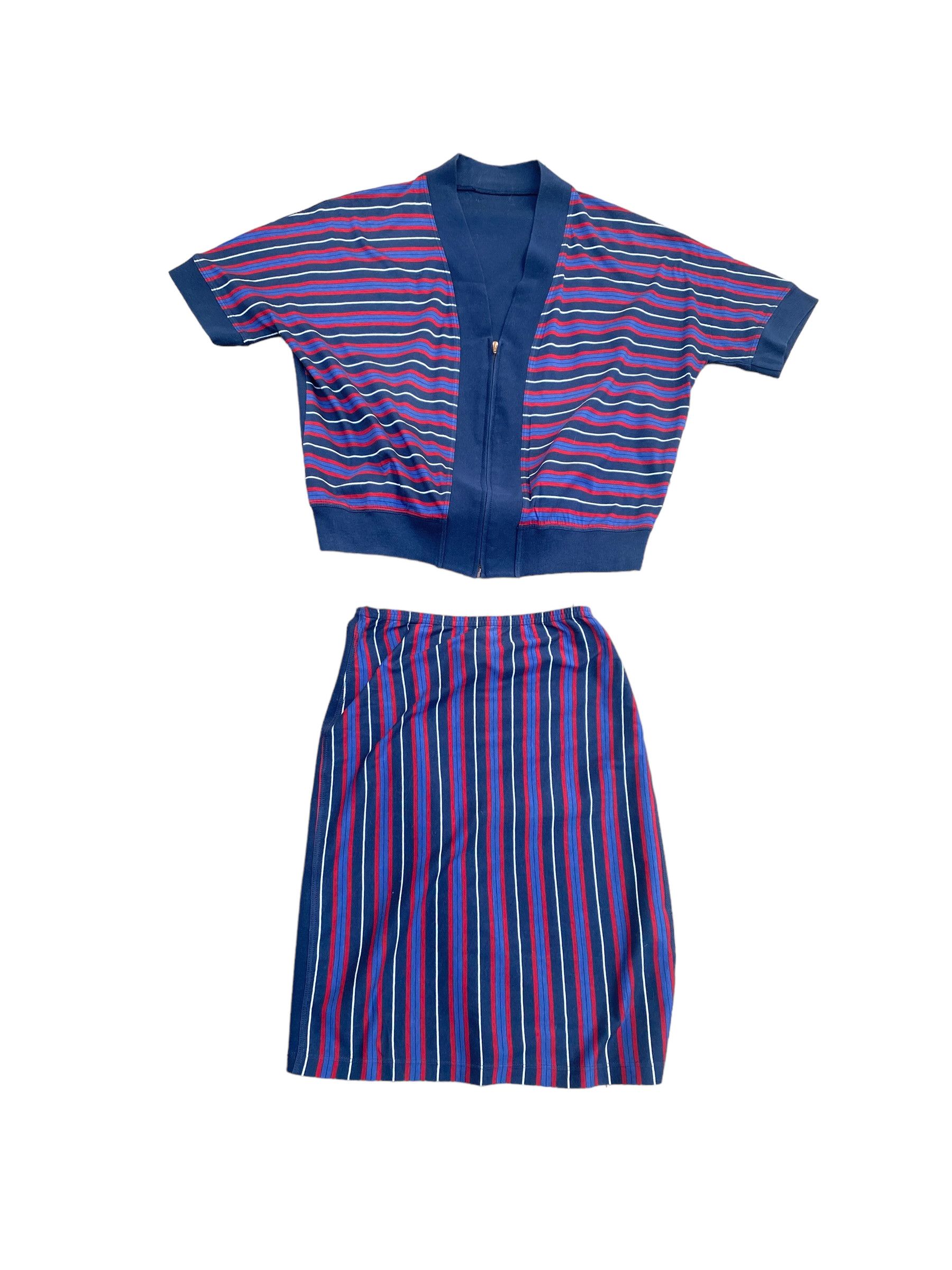 Vintage Striped Twin Set