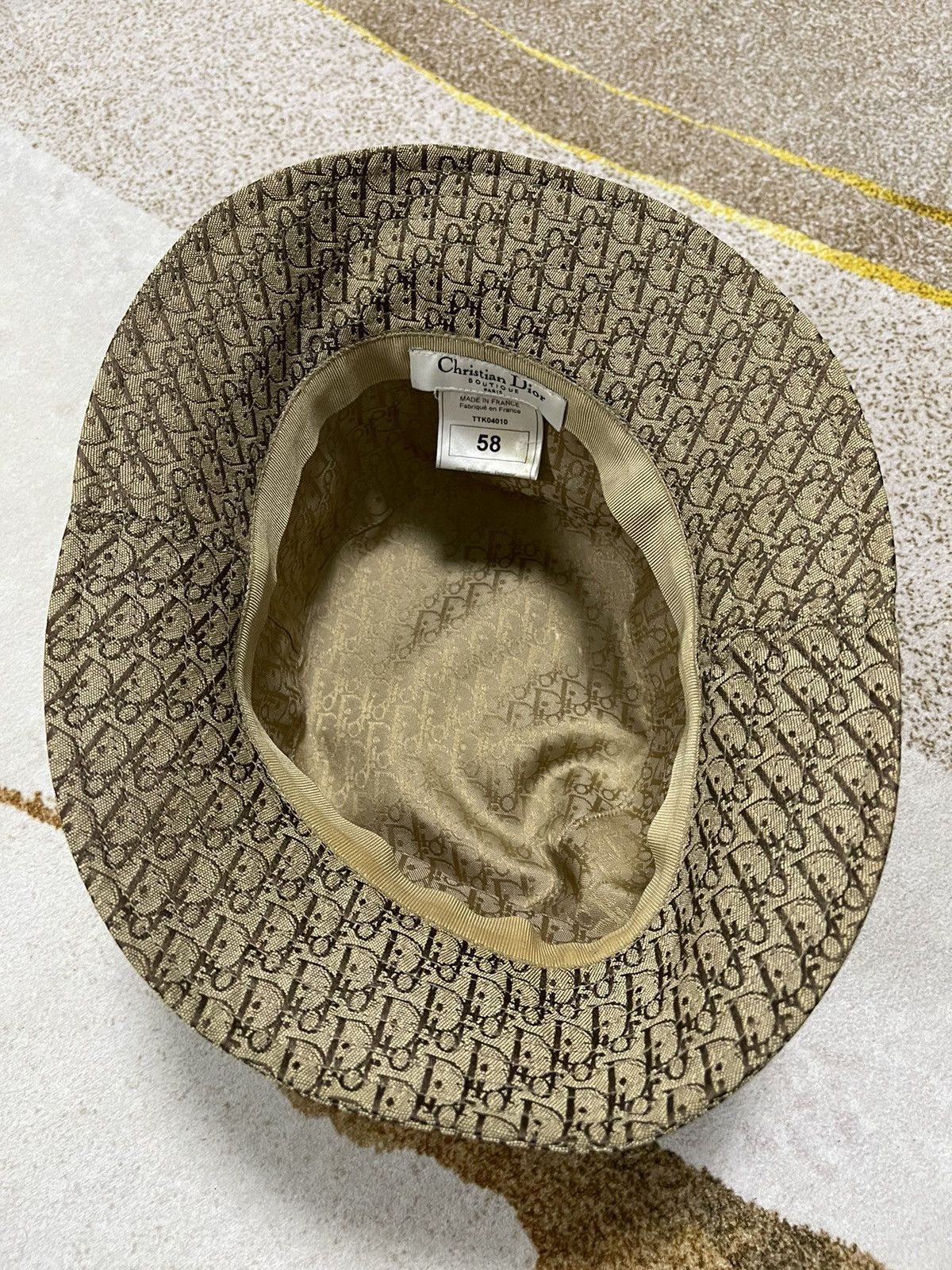 Christian Dior Monsieur Vintage Christian Dior Boutique Paris Monogram Hat Size ONE SIZE - 5 Thumbnail