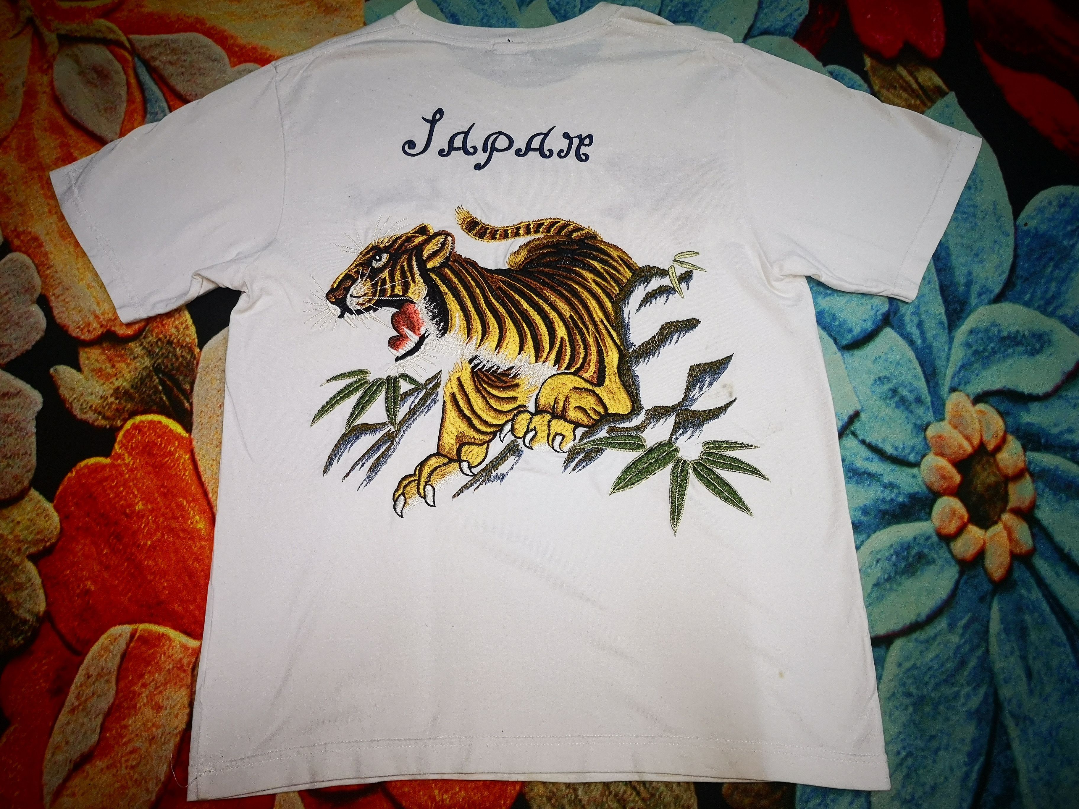 Toyo Enterprises Vintage TOYO T'shirt Tiger Embroidery Size US M / EU 48-50 / 2 - 4 Thumbnail