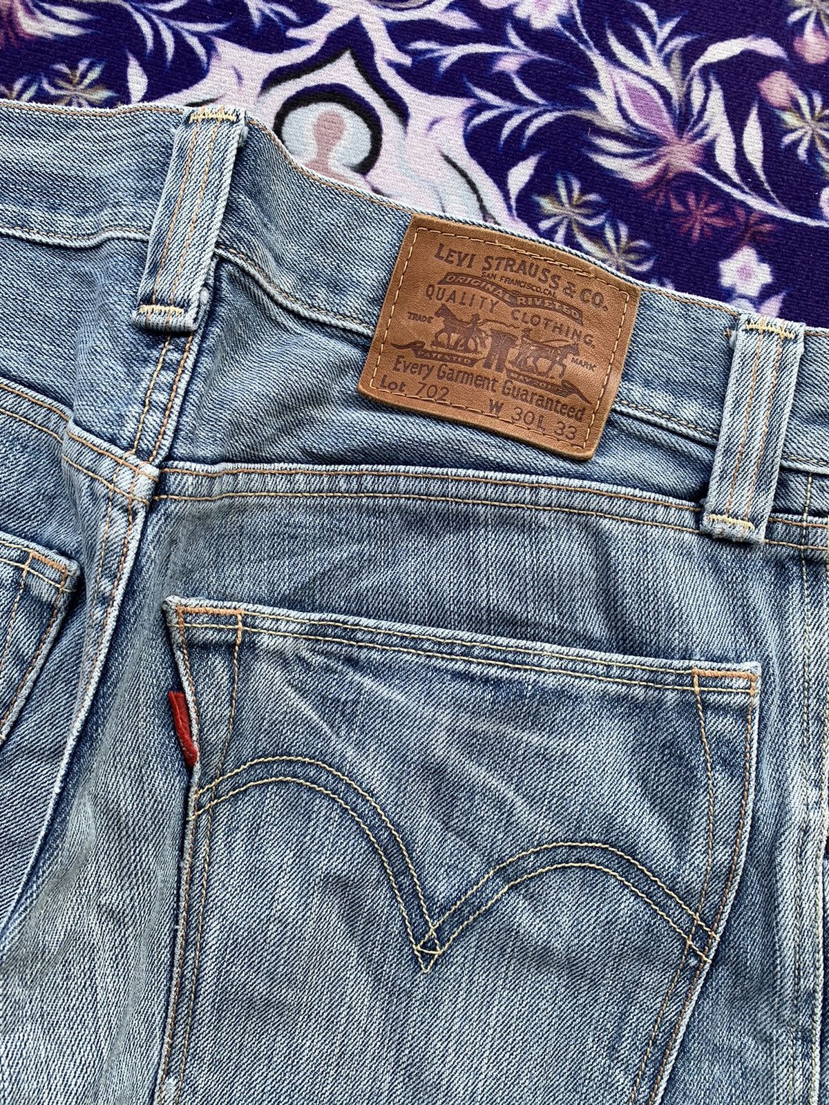 Levi's Vintage Levis 702 Faded Wash Denim Size US 32 / EU 48 - 9 Thumbnail