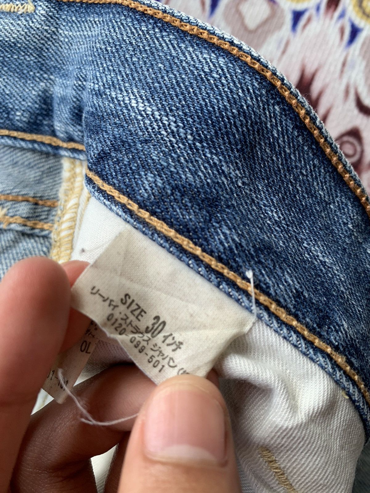 Levi's Vintage Levis 702 Faded Wash Denim Size US 32 / EU 48 - 5 Thumbnail