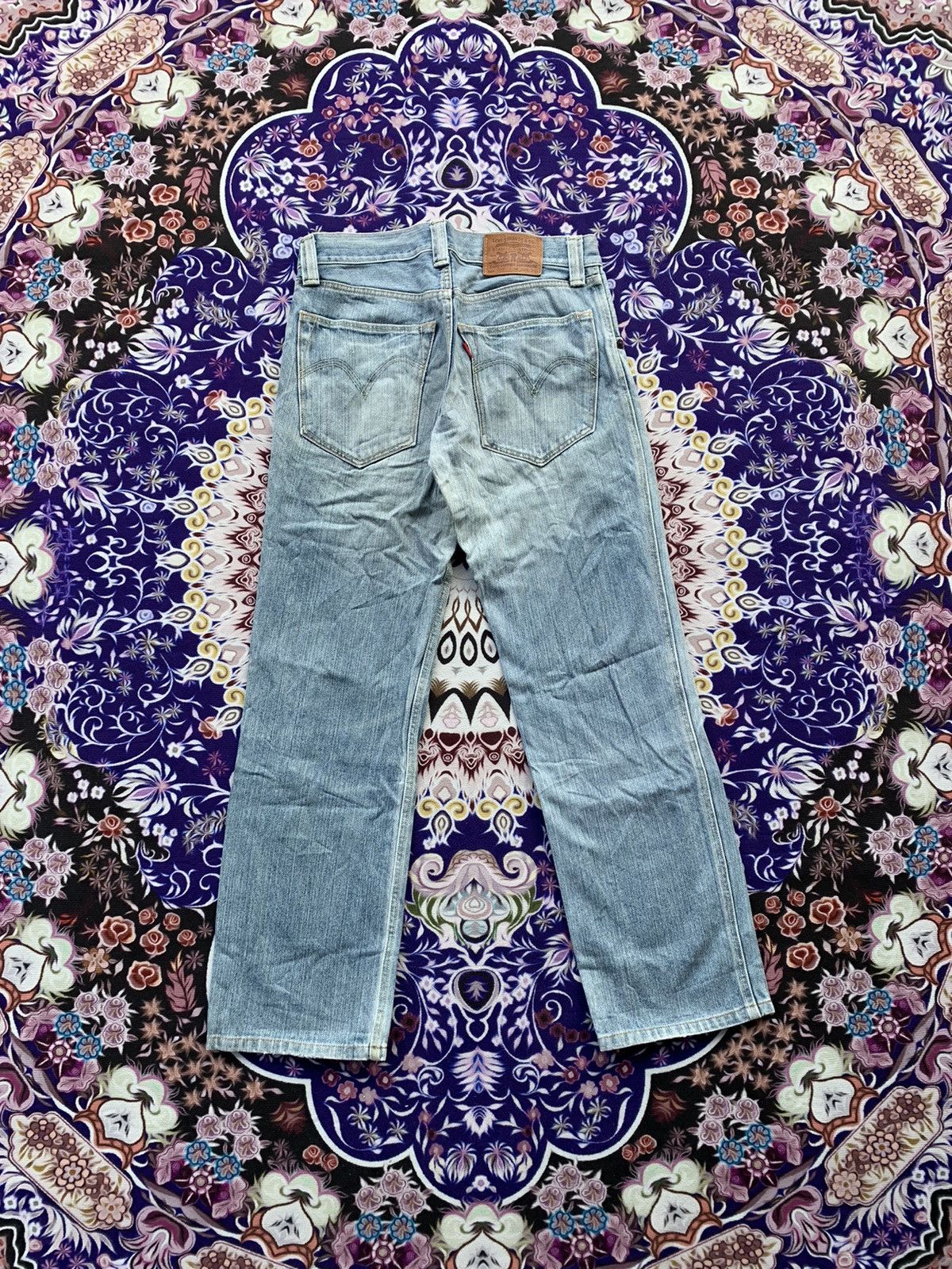 Levi's Vintage Levis 702 Faded Wash Denim Size US 32 / EU 48 - 7 Thumbnail