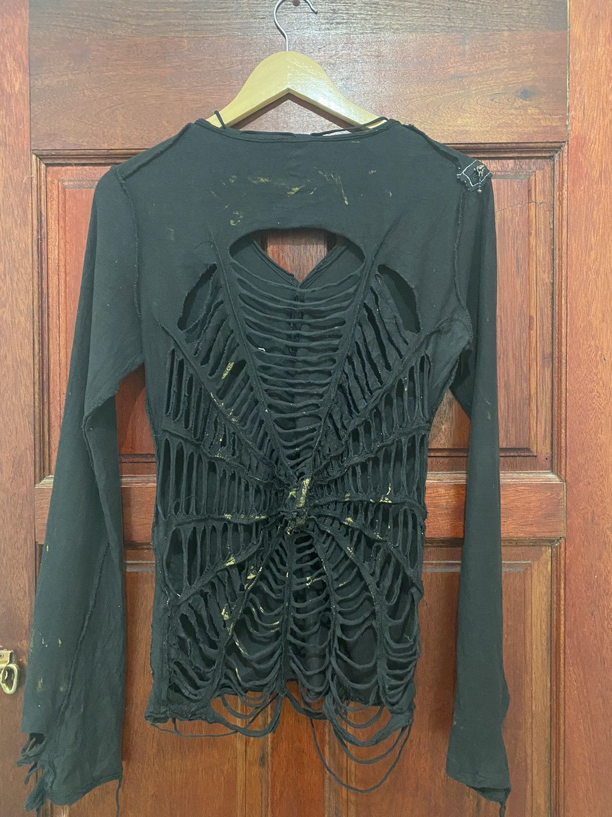 Japanese Brand × Seditionaries 🔥 HIDE ROCK DESIGN CROPPED SPIDER SLEEVE JACKET Size S / US 4 / IT 40 - 2 Thumbnail