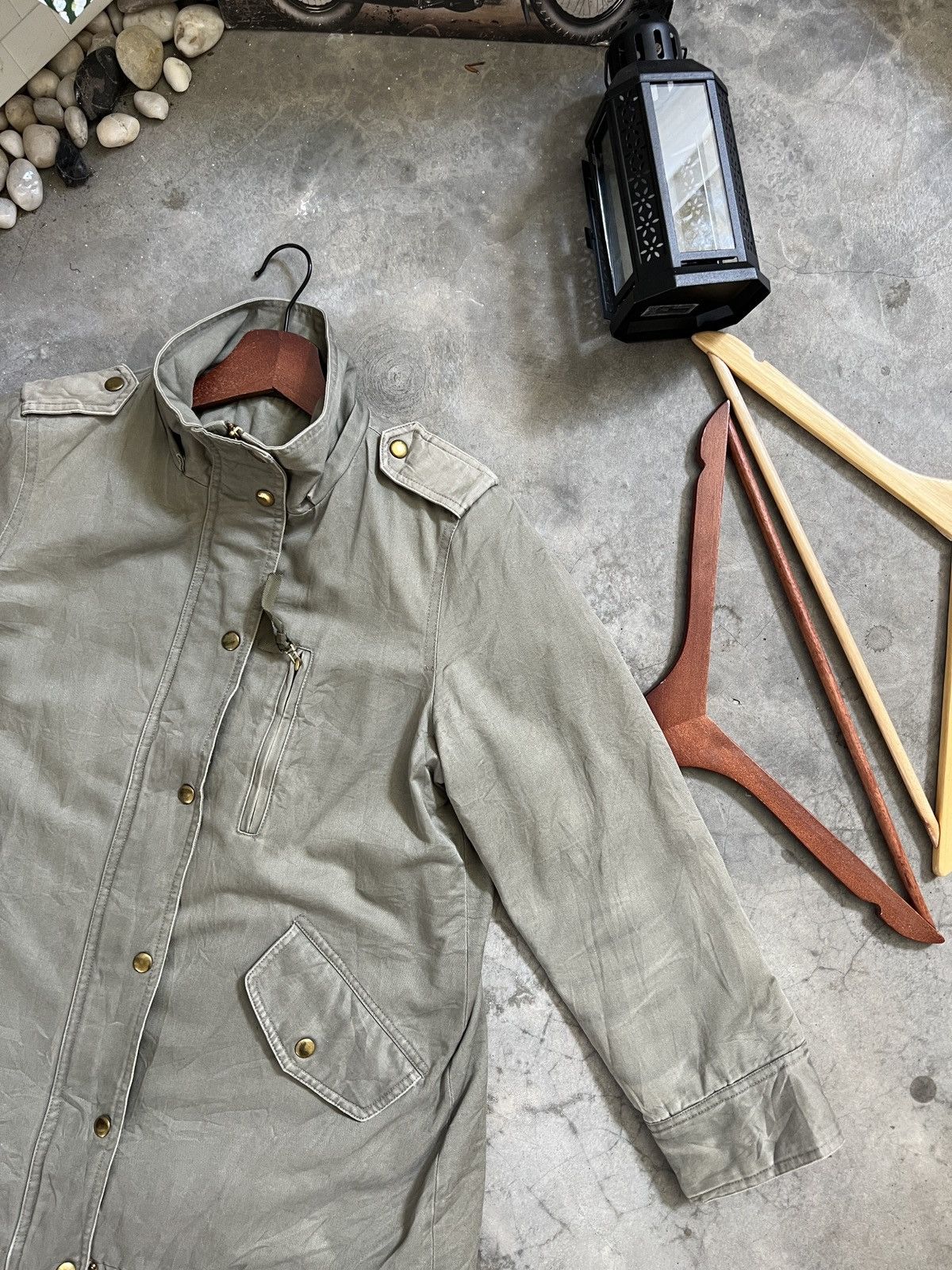 Japanese Brand × Vintage Vintage 🏴‍☠️ Sherpa Lined Denim Jacket Size US S / EU 44-46 / 1 - 9 Thumbnail