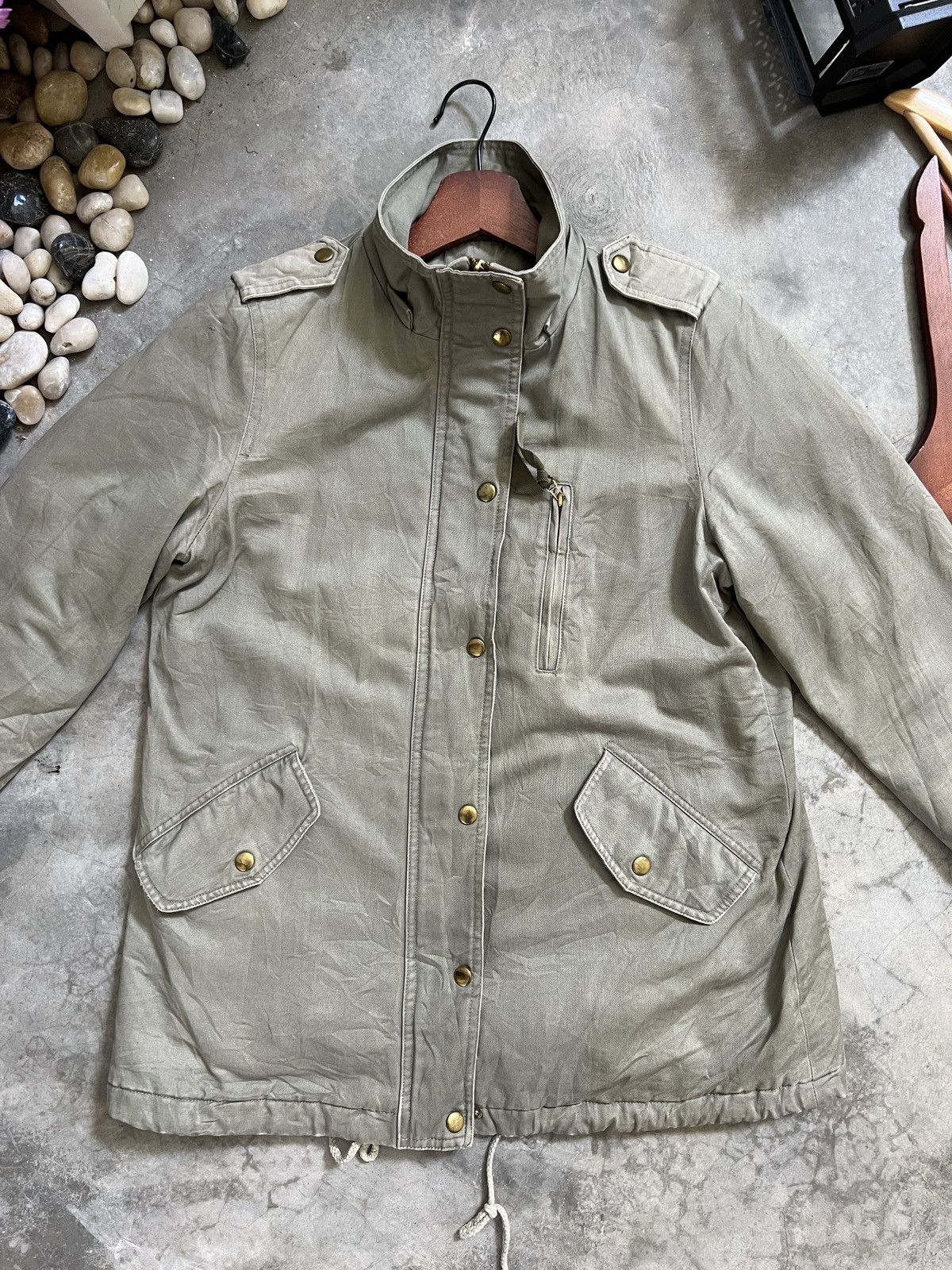 Japanese Brand × Vintage Vintage 🏴‍☠️ Sherpa Lined Denim Jacket Size US S / EU 44-46 / 1 - 2 Thumbnail