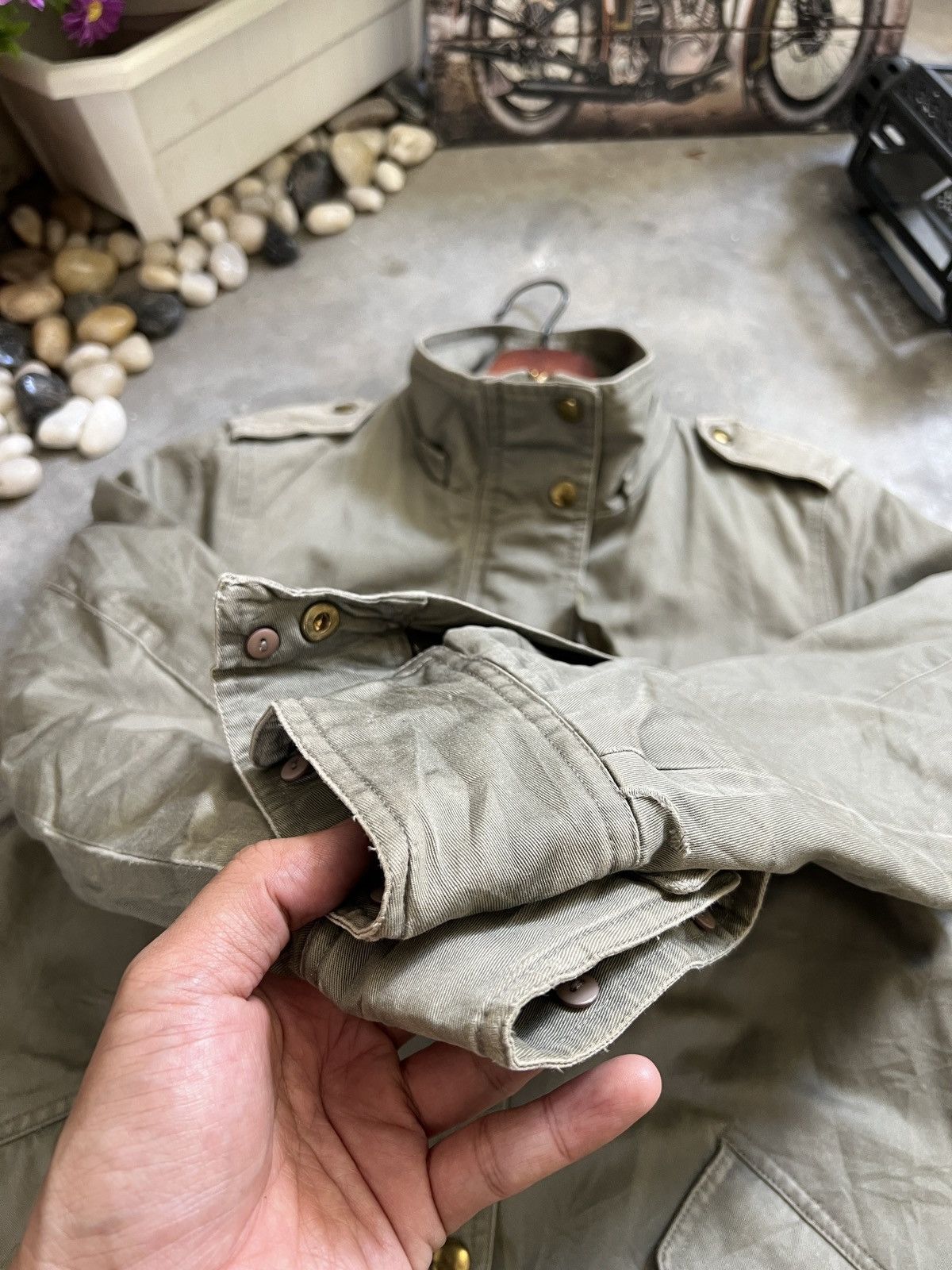 Japanese Brand × Vintage Vintage 🏴‍☠️ Sherpa Lined Denim Jacket Size US S / EU 44-46 / 1 - 10 Thumbnail