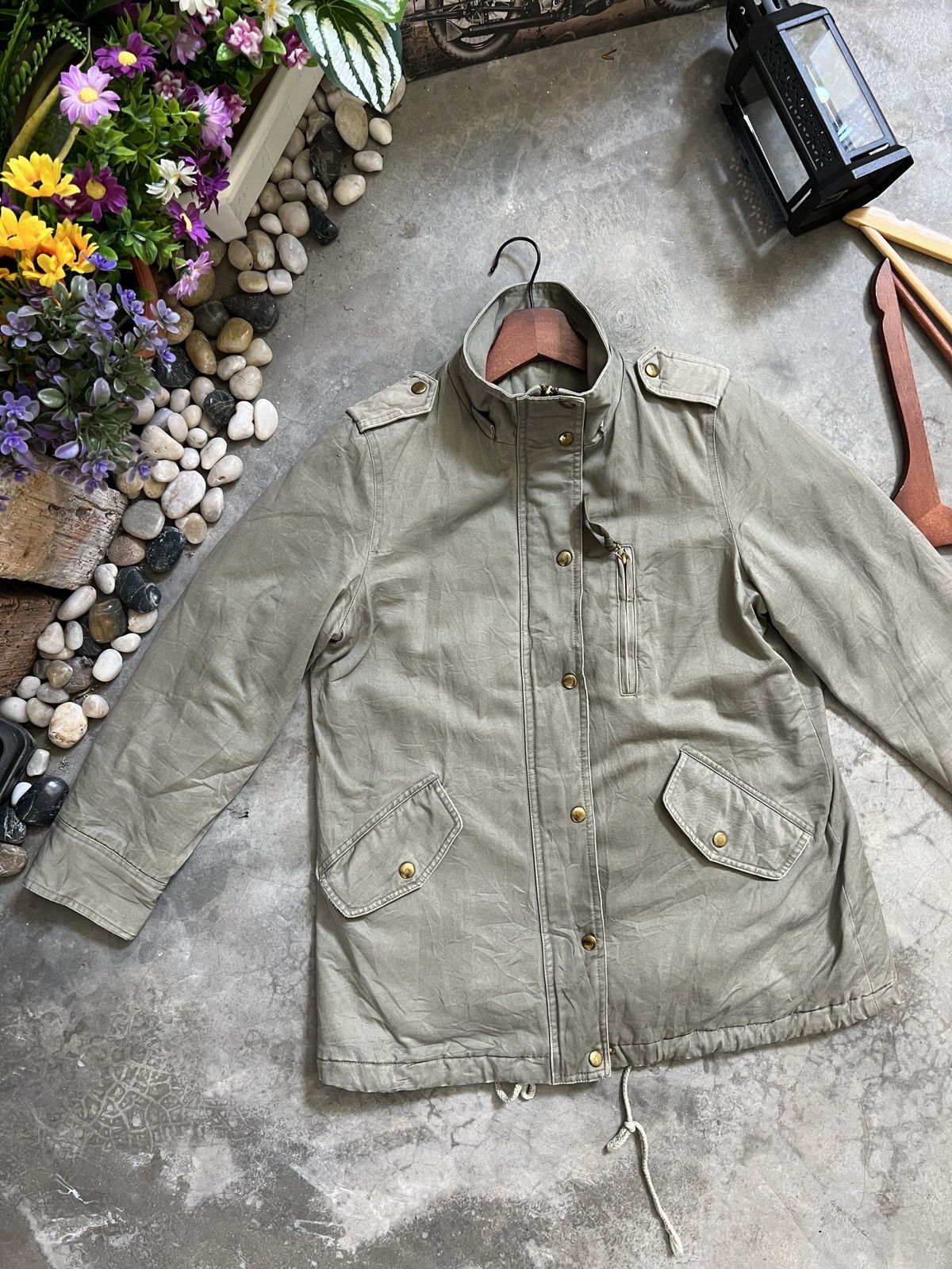 Japanese Brand × Vintage Vintage 🏴‍☠️ Sherpa Lined Denim Jacket Size US S / EU 44-46 / 1 - 3 Thumbnail