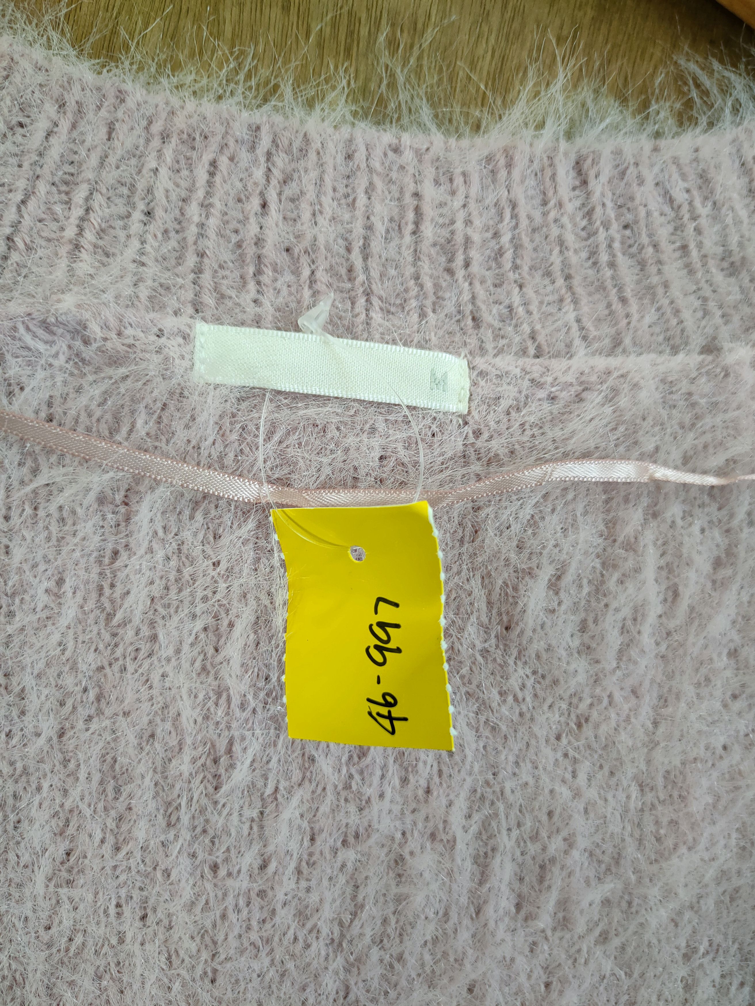 Japanese Brand D GU mohair shag shaggy soft fur cardigan knitwear #46-997 Size US M / EU 48-50 / 2 - 4 Thumbnail