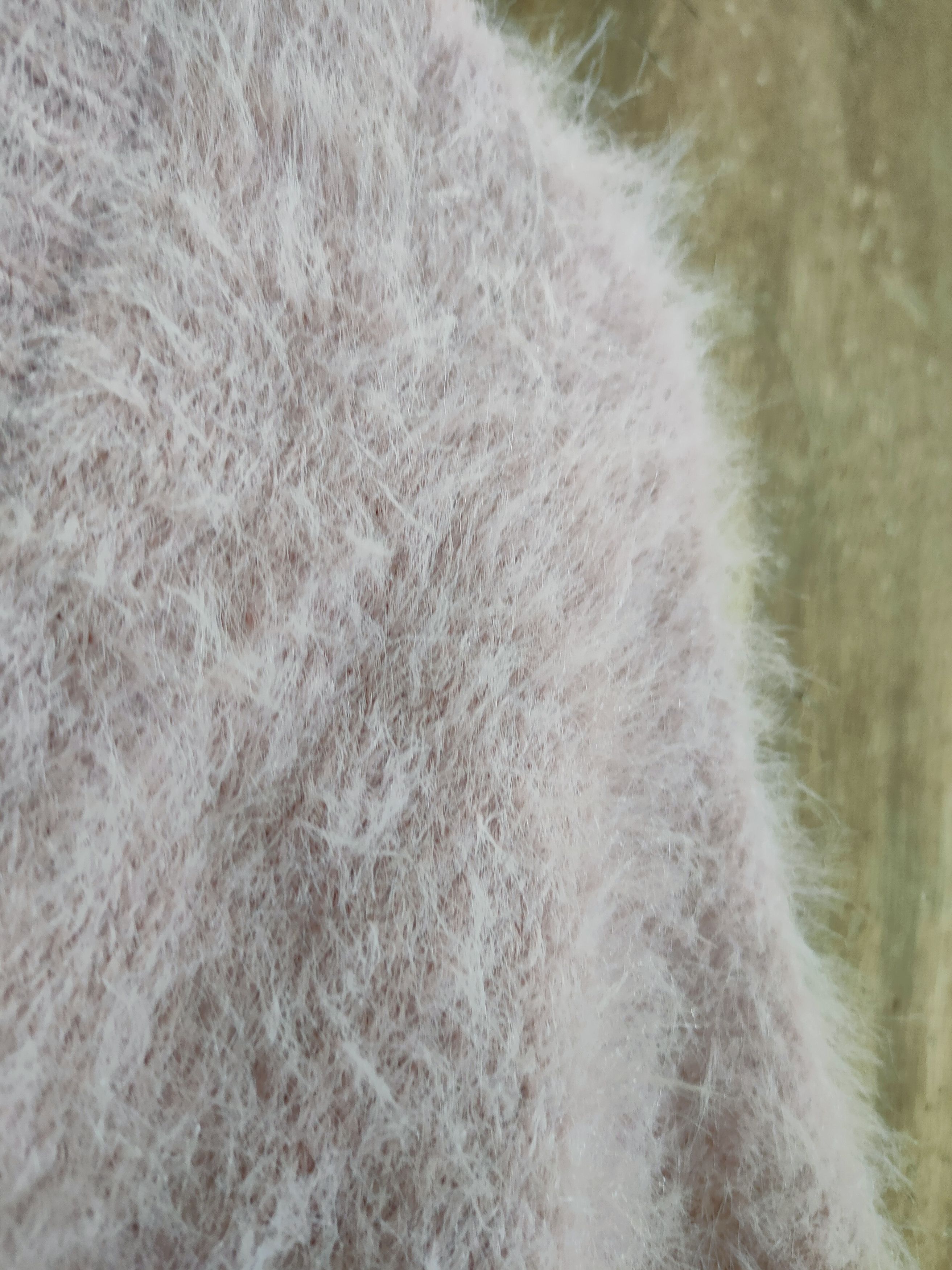 Japanese Brand D GU mohair shag shaggy soft fur cardigan knitwear #46-997 Size US M / EU 48-50 / 2 - 5 Thumbnail