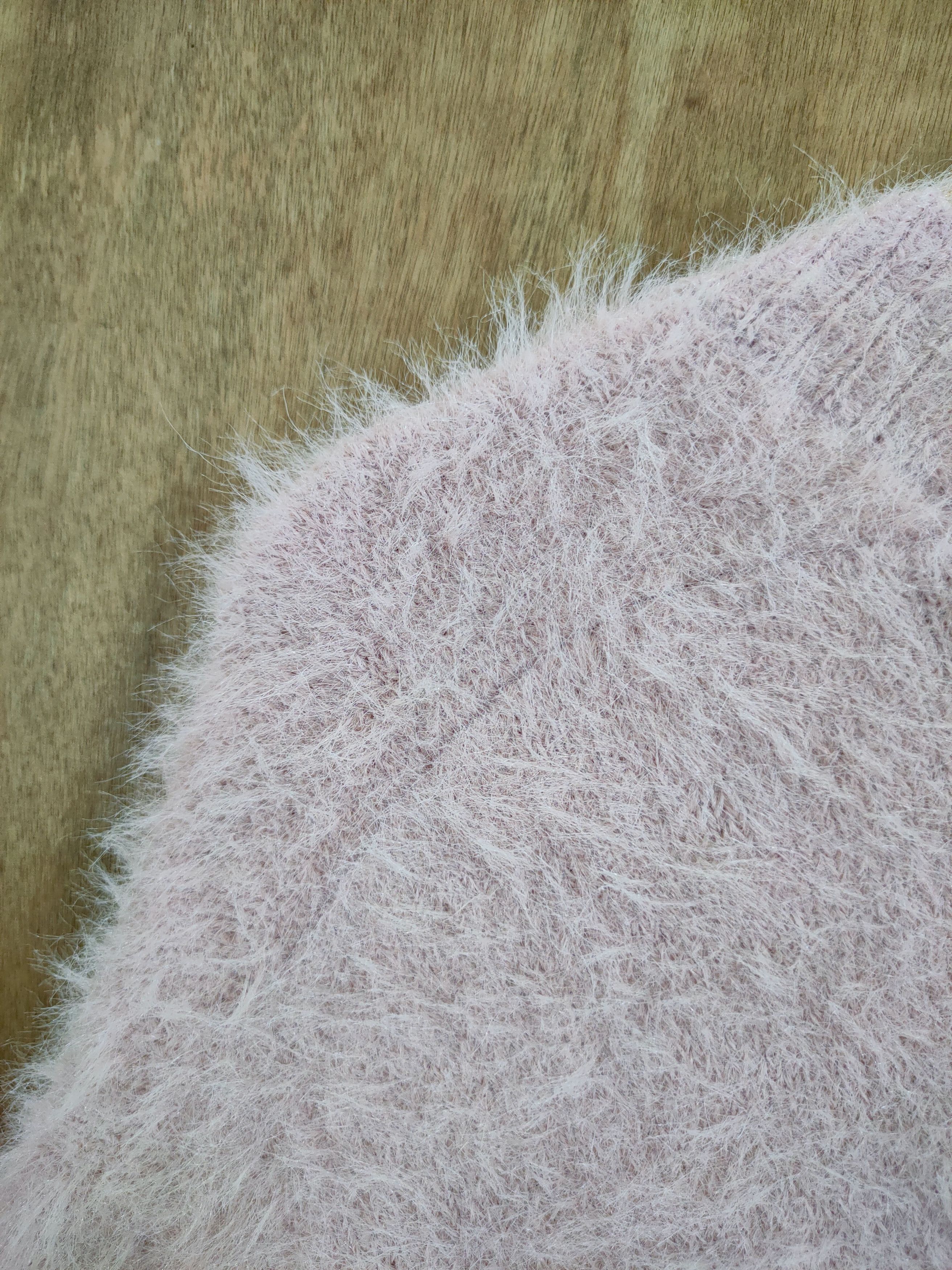 Japanese Brand D GU mohair shag shaggy soft fur cardigan knitwear #46-997 Size US M / EU 48-50 / 2 - 11 Thumbnail