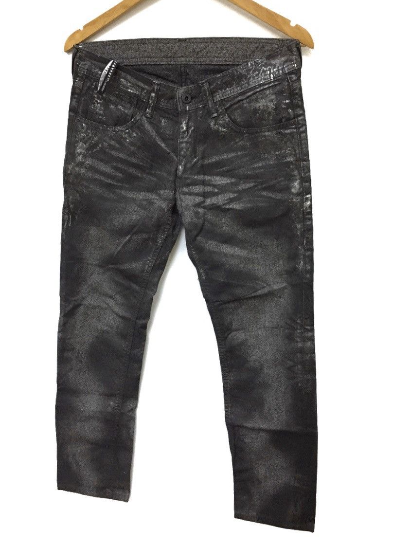 Black Barrett black coating denim pants Black Barrett black