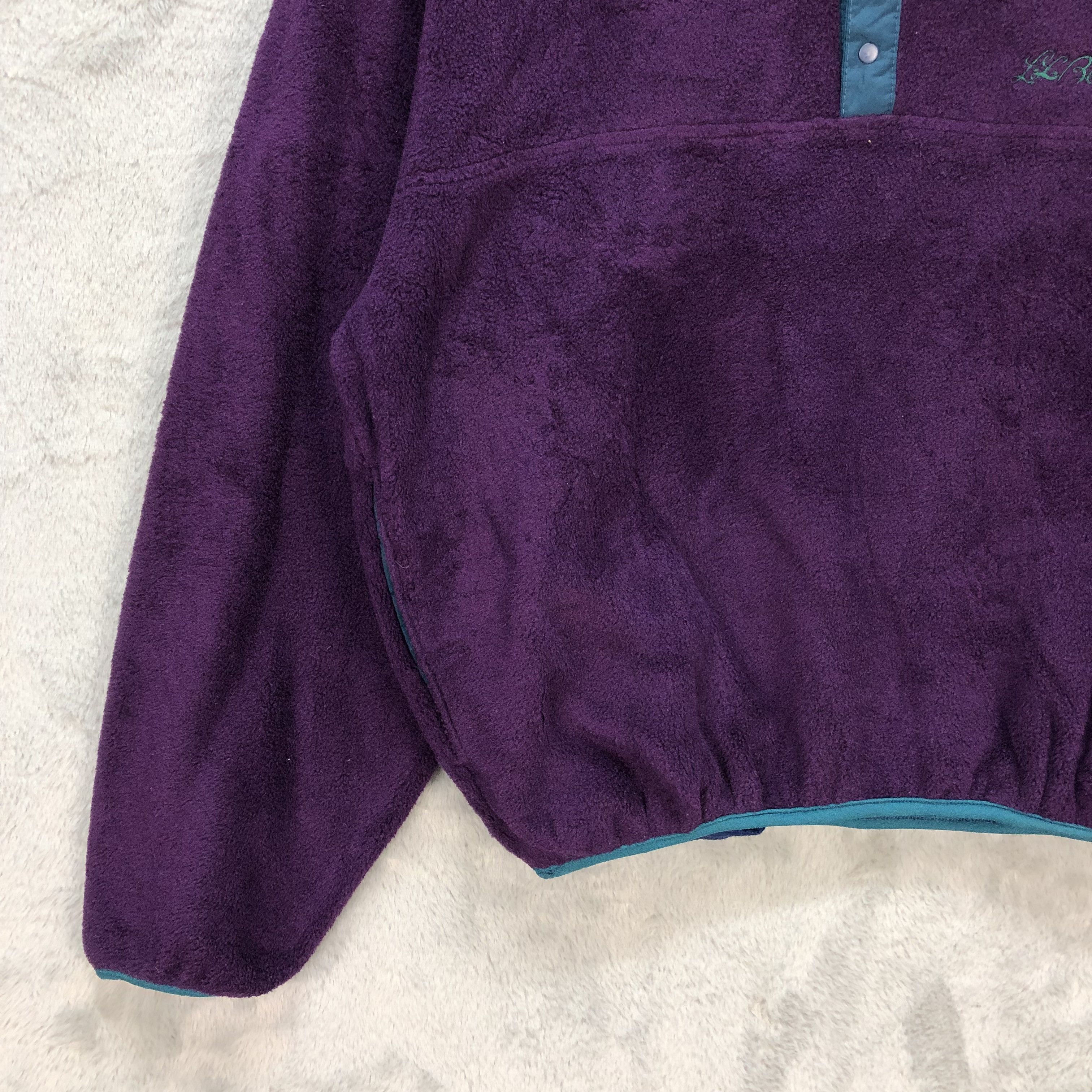 L.L. Bean L.L. Bean Snap Button Purple Fleece #6153-50 Size US S / EU 44-46 / 1 - 5 Thumbnail