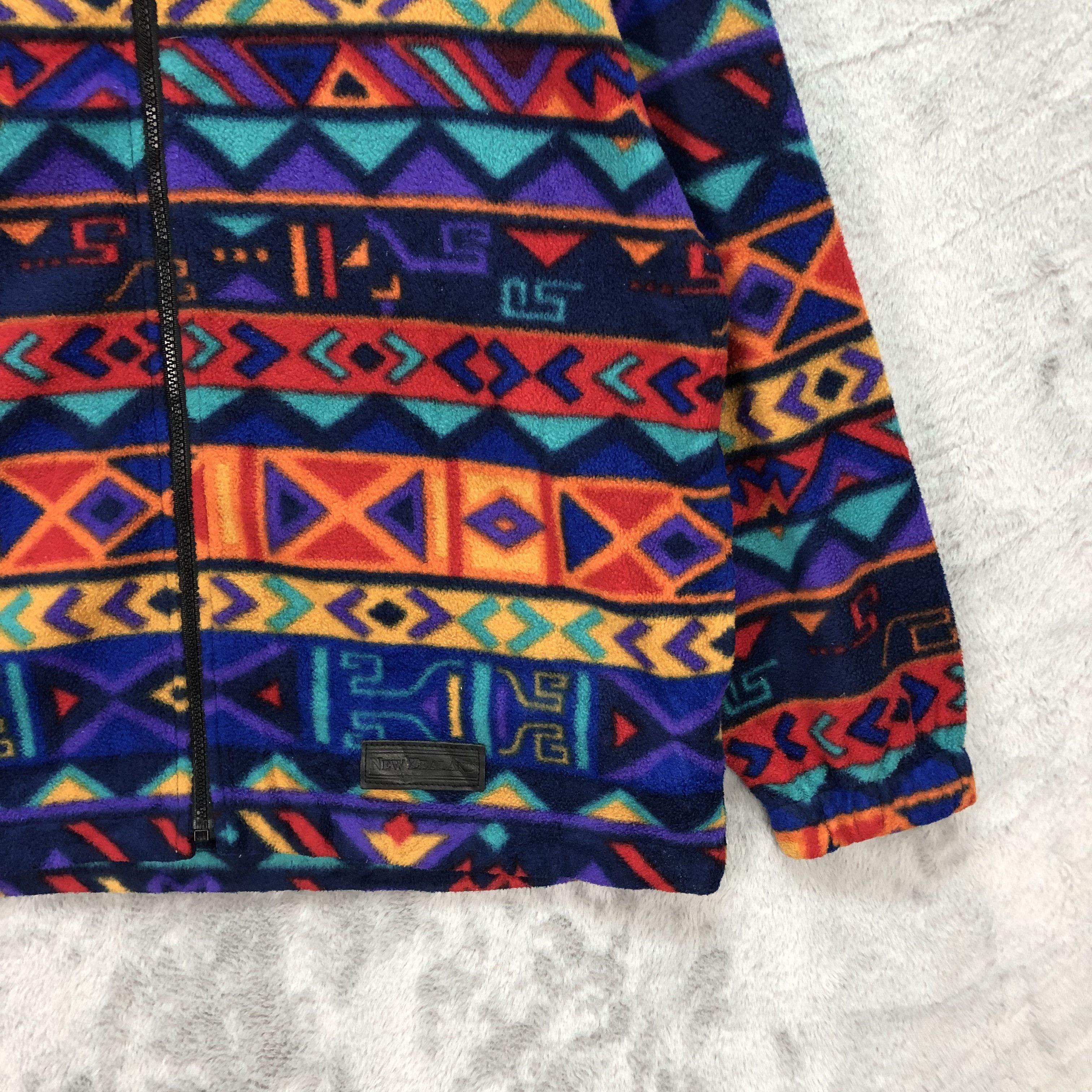 Other Equinox Colorful Nice Design Fleece Jacket #6147-50 Size US L / EU 52-54 / 3 - 5 Thumbnail