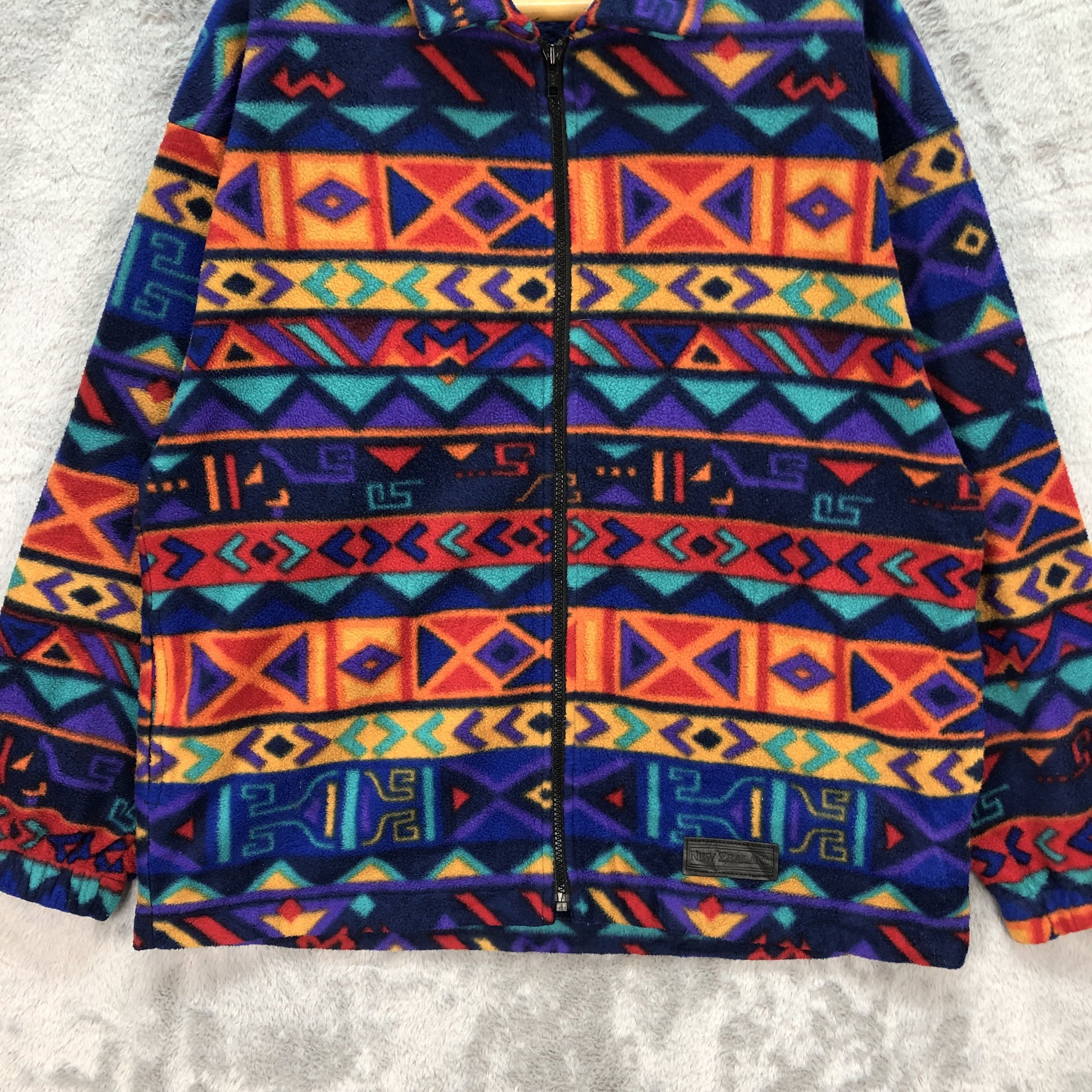 Other Equinox Colorful Nice Design Fleece Jacket #6147-50 Size US L / EU 52-54 / 3 - 3 Thumbnail