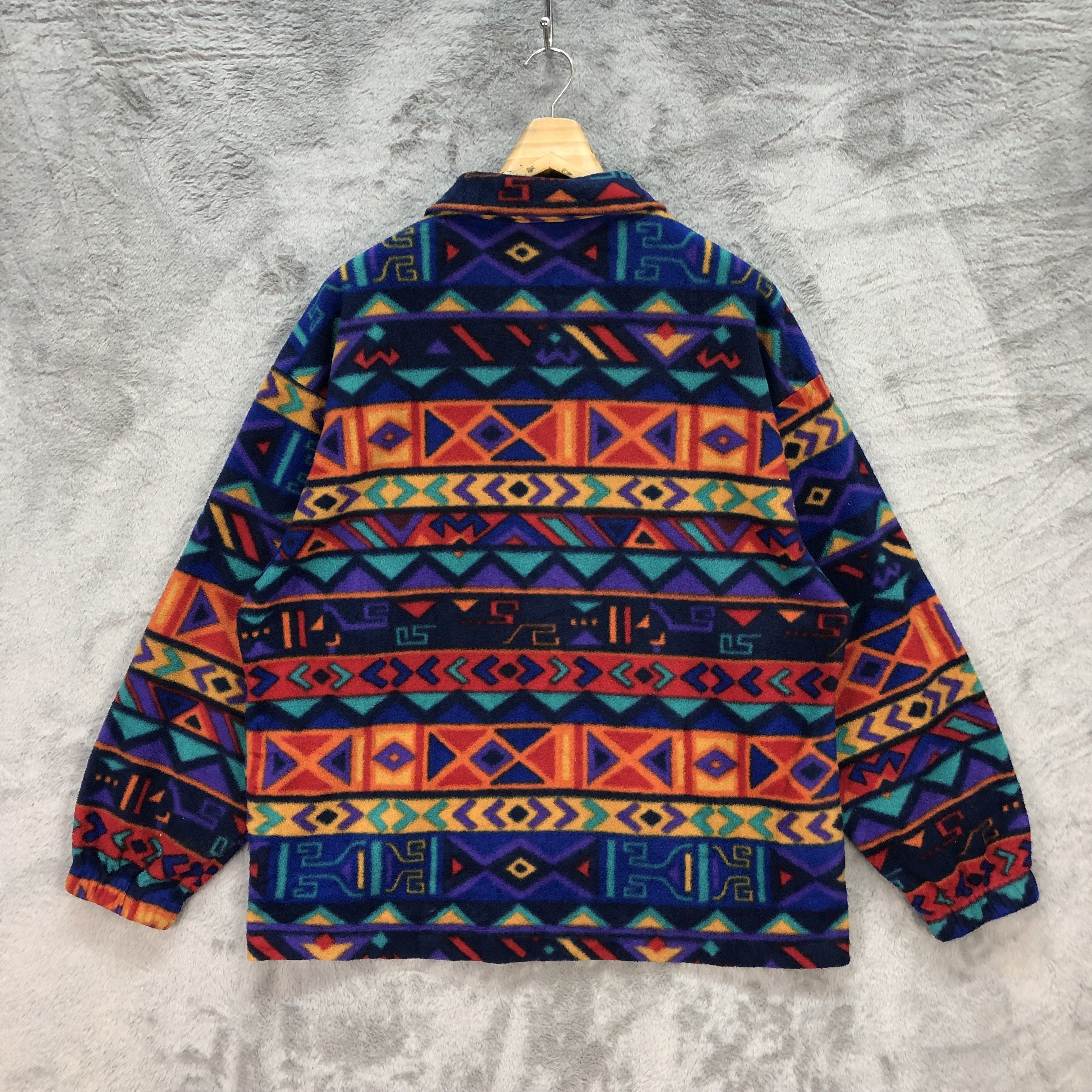 Other Equinox Colorful Nice Design Fleece Jacket #6147-50 Size US L / EU 52-54 / 3 - 10 Thumbnail