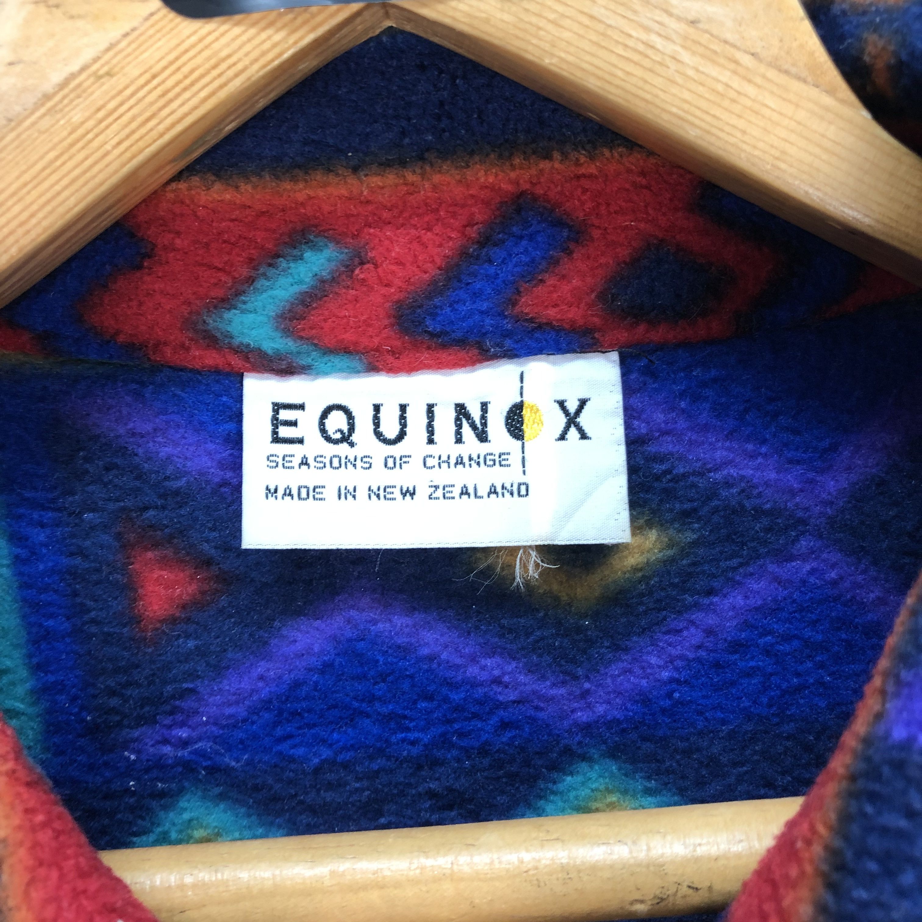 Other Equinox Colorful Nice Design Fleece Jacket #6147-50 Size US L / EU 52-54 / 3 - 7 Thumbnail