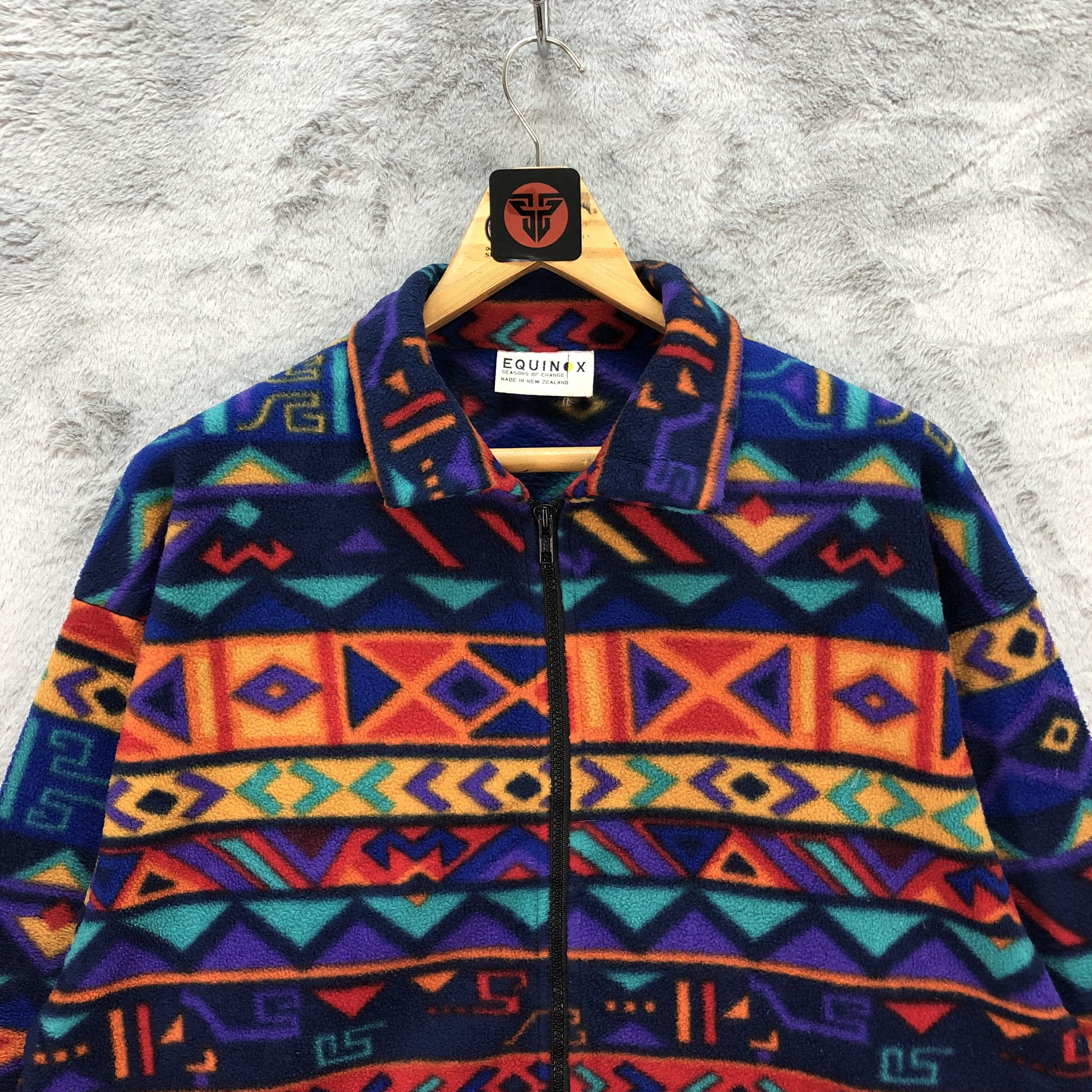 Other Equinox Colorful Nice Design Fleece Jacket #6147-50 Size US L / EU 52-54 / 3 - 2 Thumbnail
