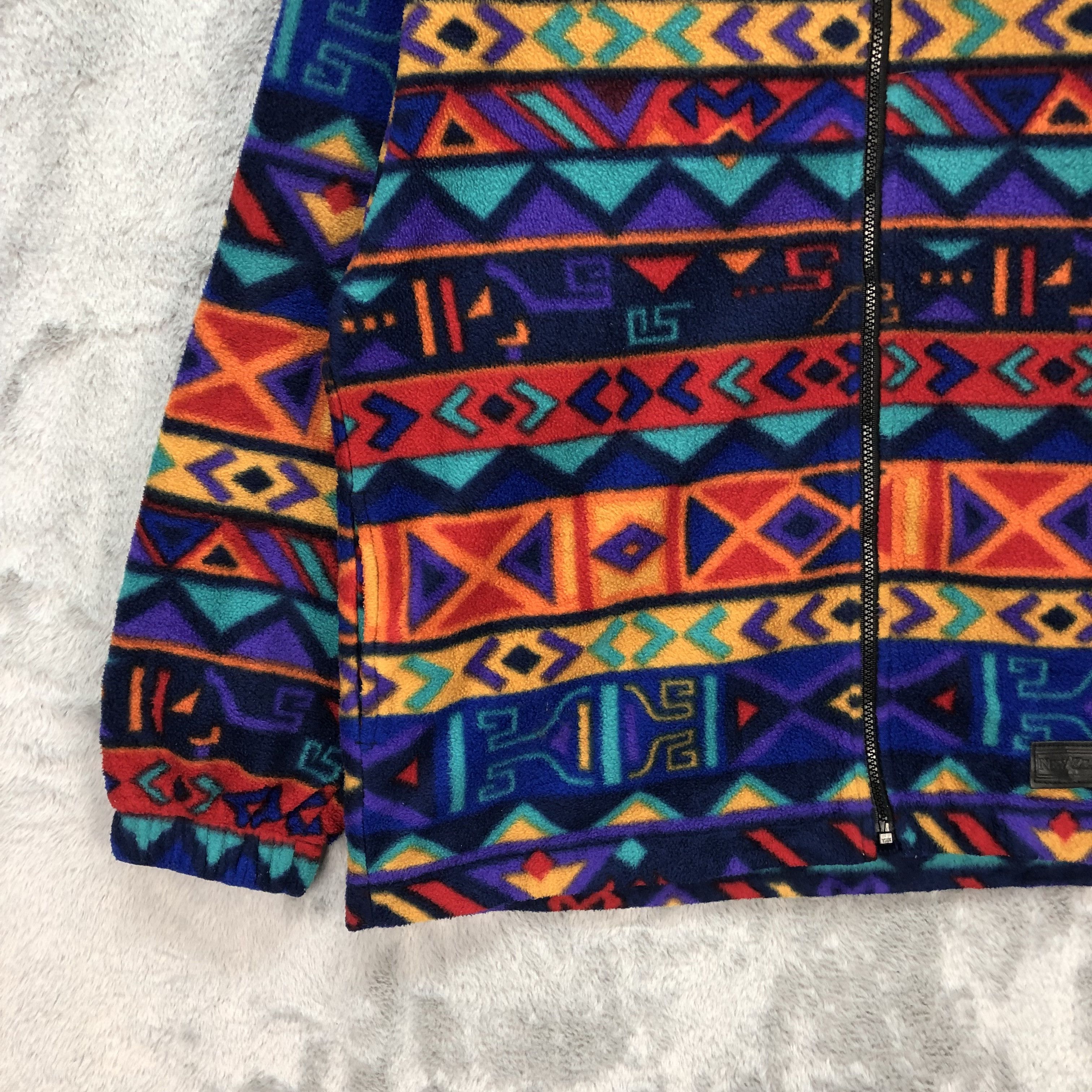 Other Equinox Colorful Nice Design Fleece Jacket #6147-50 Size US L / EU 52-54 / 3 - 4 Thumbnail
