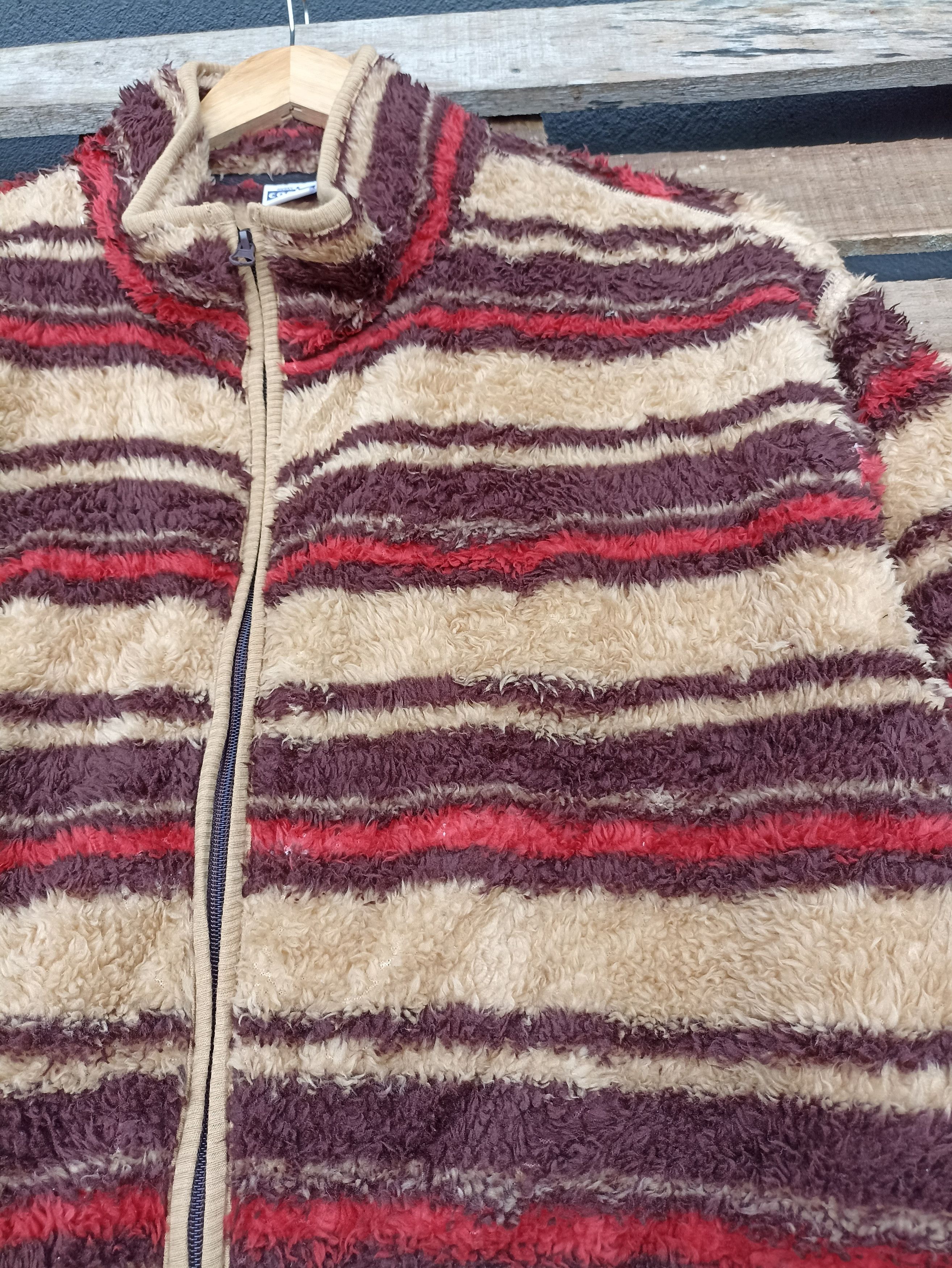 Japanese Brand × Vintage (Oversized) Cosby Fuzy Fleece Zipper Size US XL / EU 56 / 4 - 3 Thumbnail