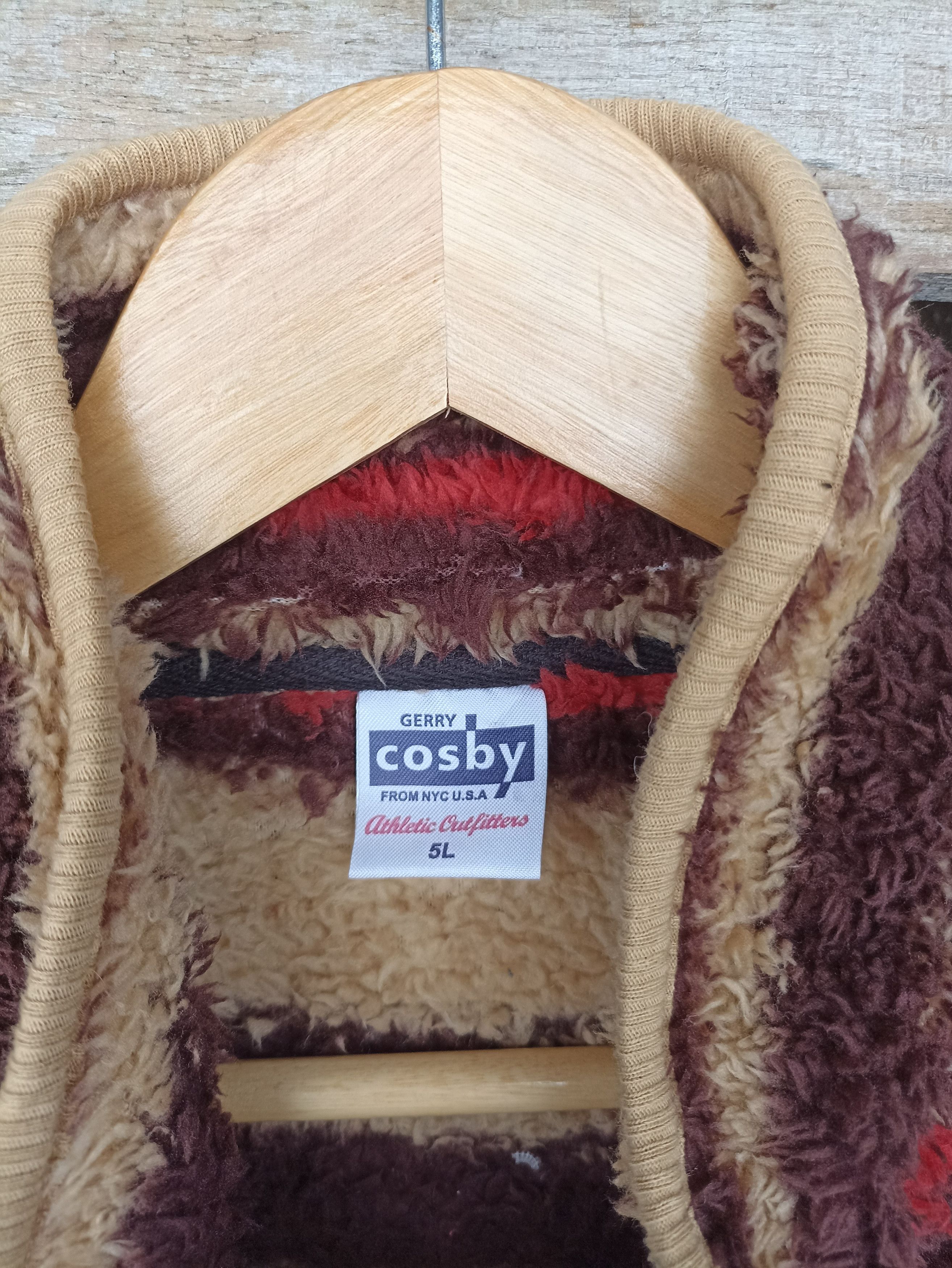 Japanese Brand × Vintage (Oversized) Cosby Fuzy Fleece Zipper Size US XL / EU 56 / 4 - 5 Thumbnail