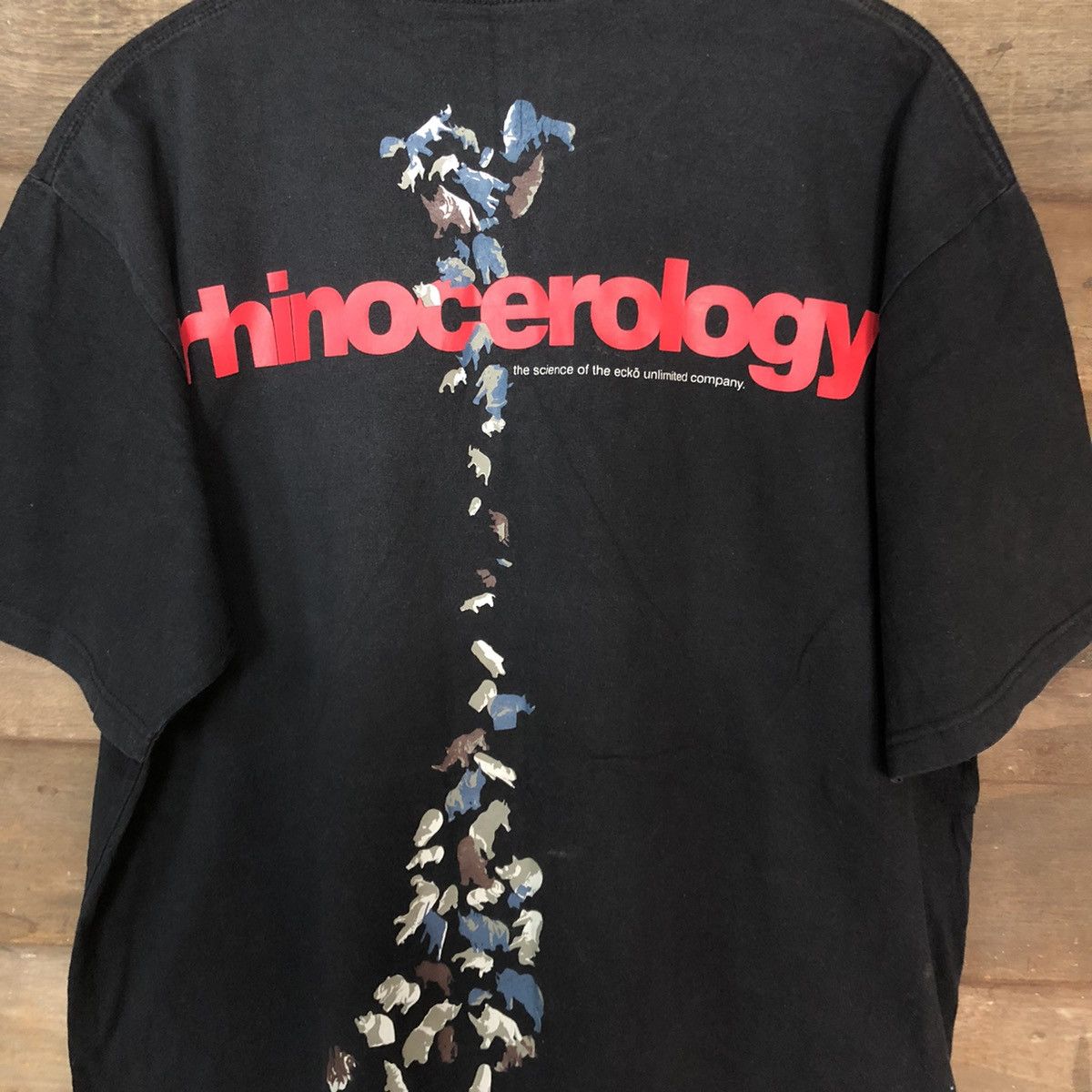 Ecko Unltd. Ecko Unitd Rhinocerology Black Short Sleeve Tshirt #3519 Size US XL / EU 56 / 4 - 2 Thumbnail