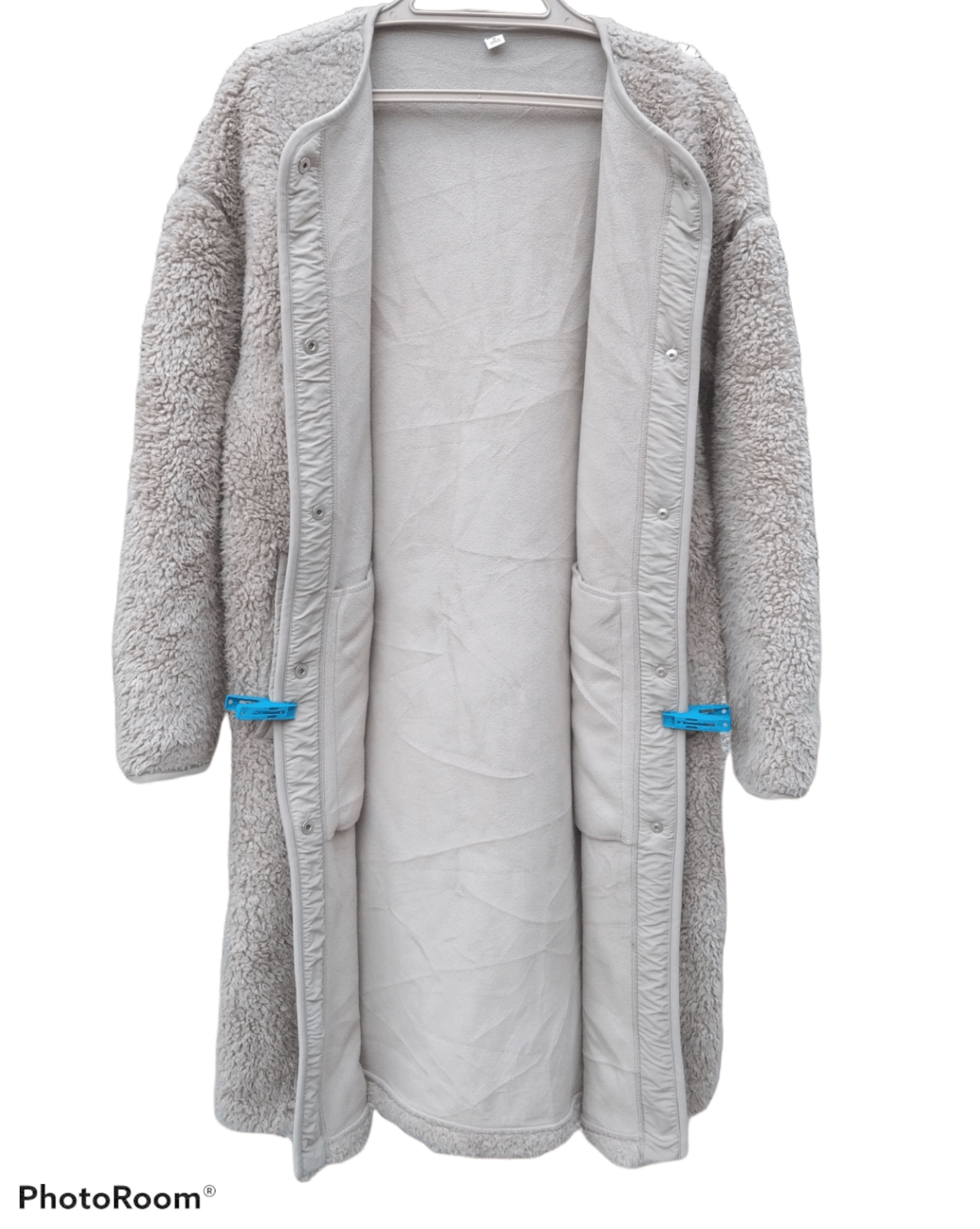 WINTER OUTFITS UNIQLO DEEP PILE FLEECE LONG COAT